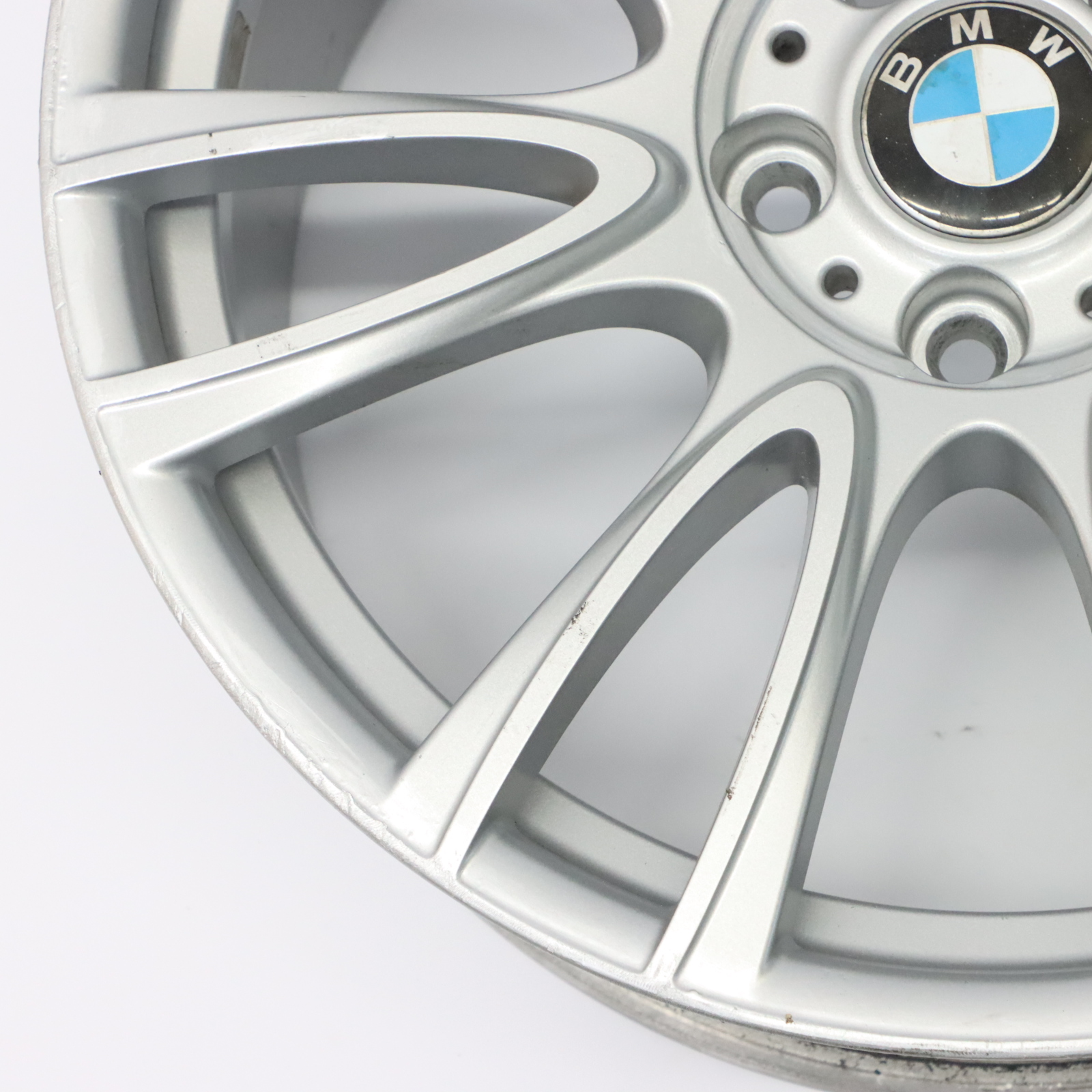 BMW F30 F31 F32 Silberne Leicht metall felge vorne 19" 8J V Speiche 439 7845865