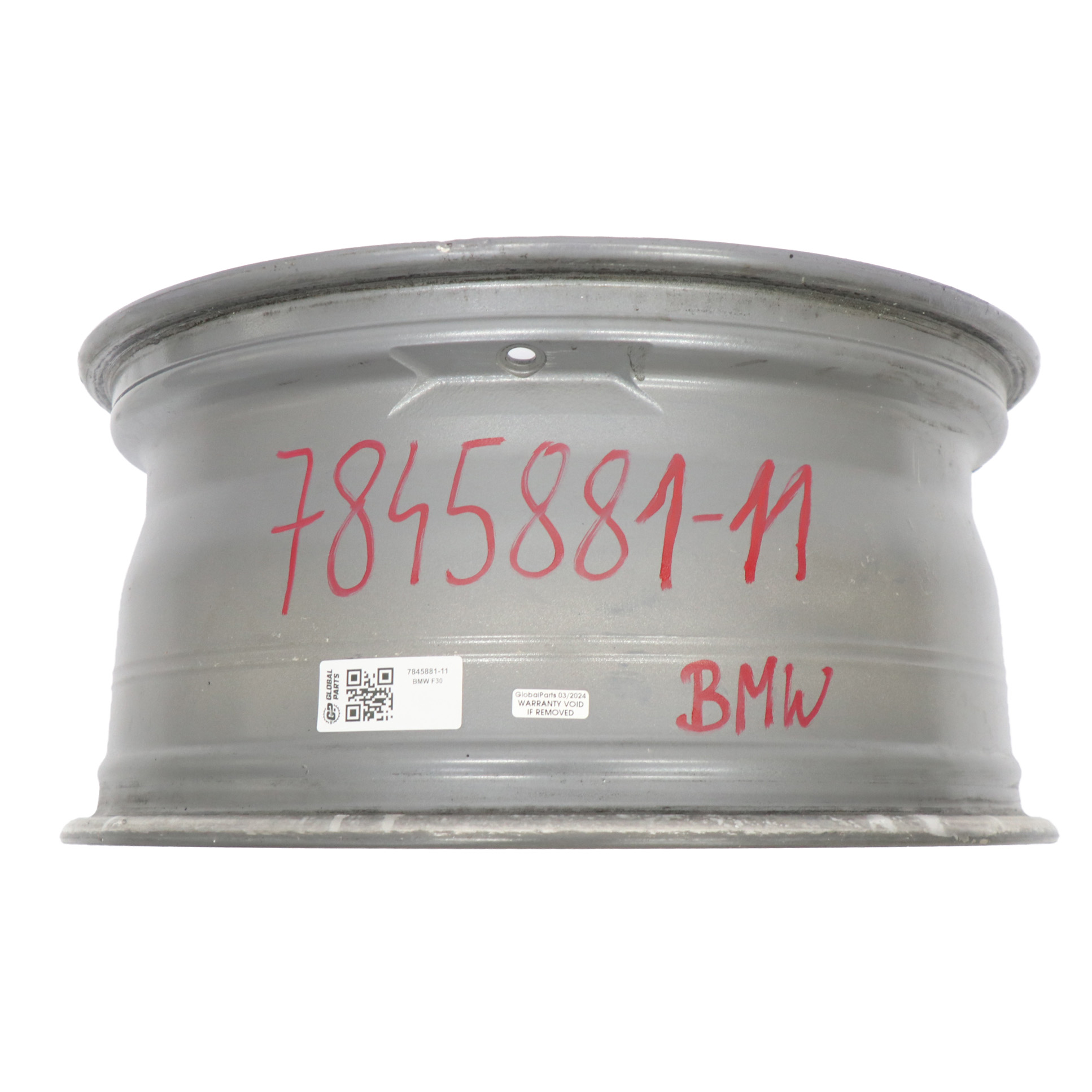 BMW F30 F31 Hinterrad Grau Felge 18" 8,5J ET:47 M Sternspeiche 400 7845881