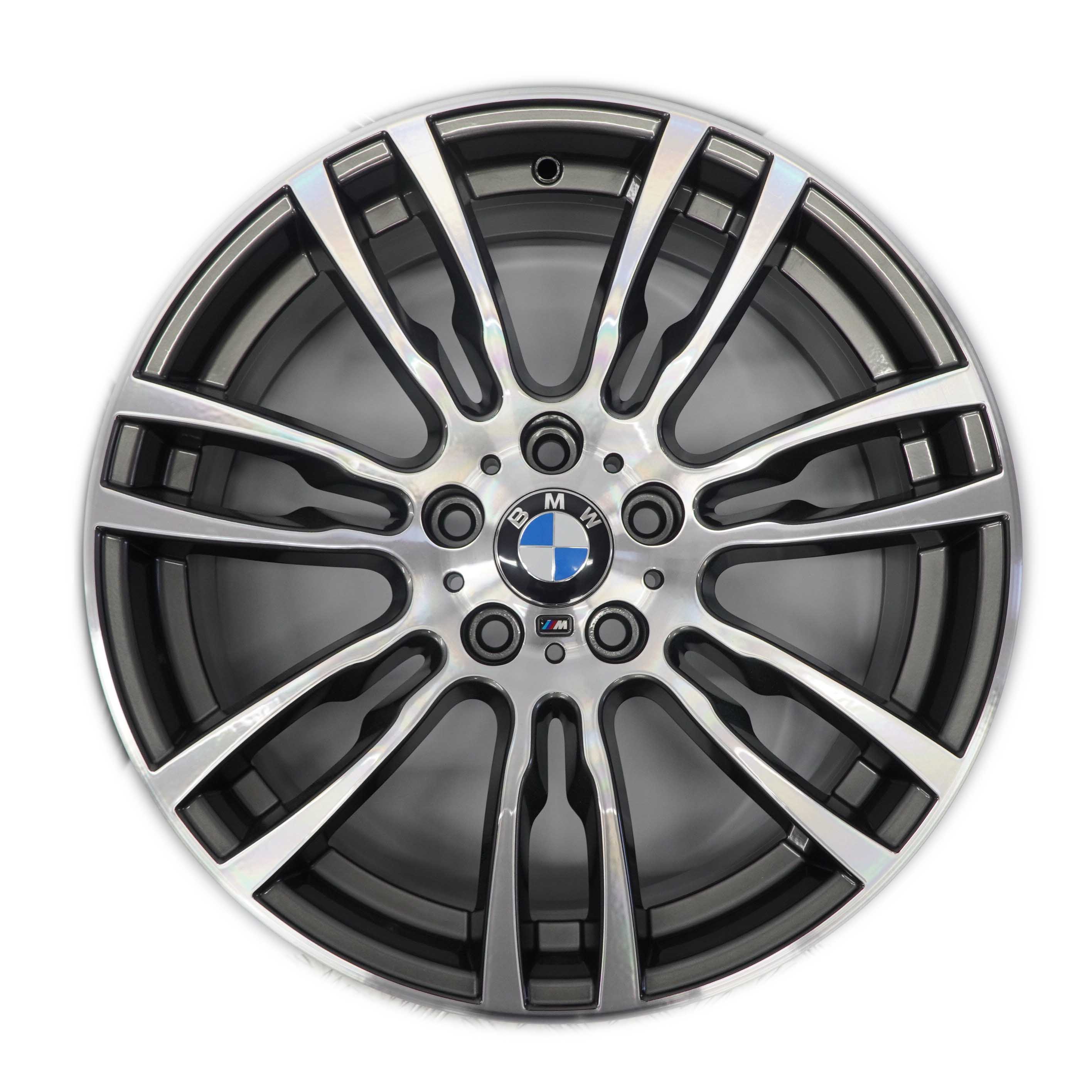 BMW F30 F31 Complete Set 4x Alloy Wheel Rim Ferricgrey 19" M Star Spoke 403