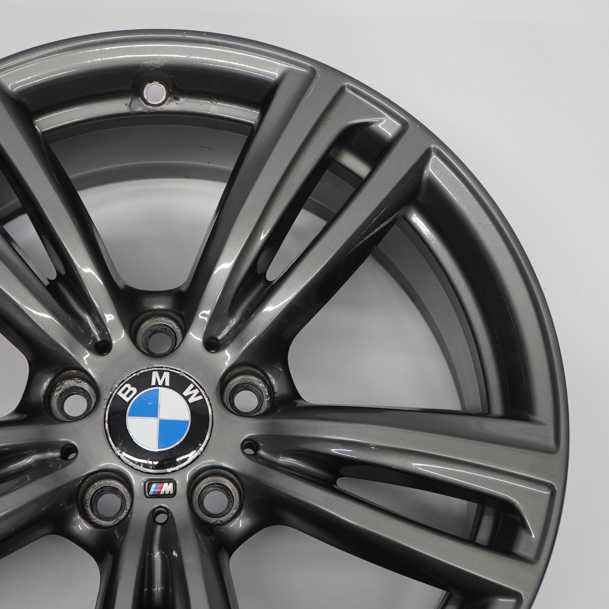 BMW F30 F31 Ferricgrey Hinten Felge Alufelge 19" 8,5J ET:47 M Doppelspeiche 442