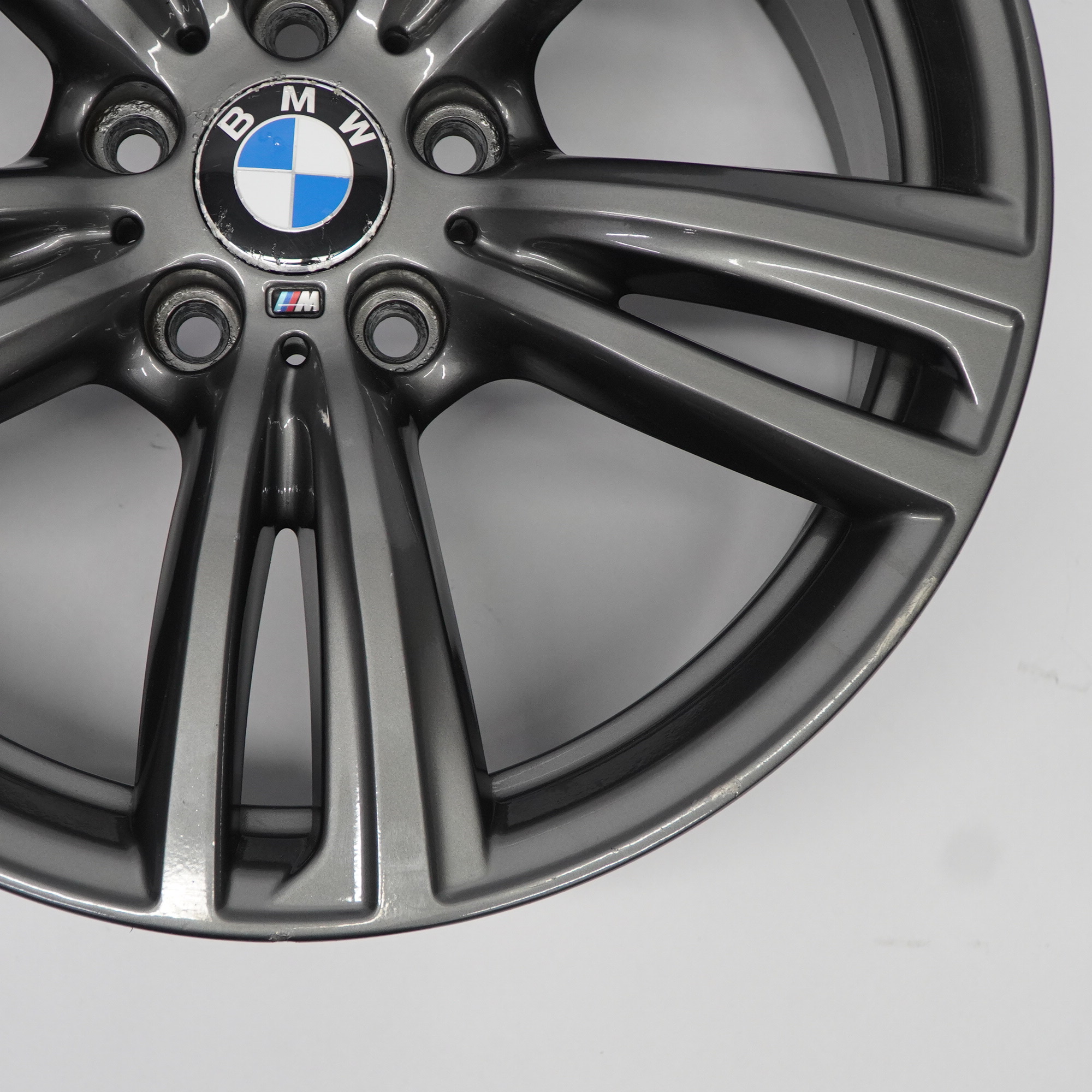 BMW F30 F31 Ferricgrey Hinten Felge Alufelge 19" 8,5J ET:47 M Doppelspeiche 442