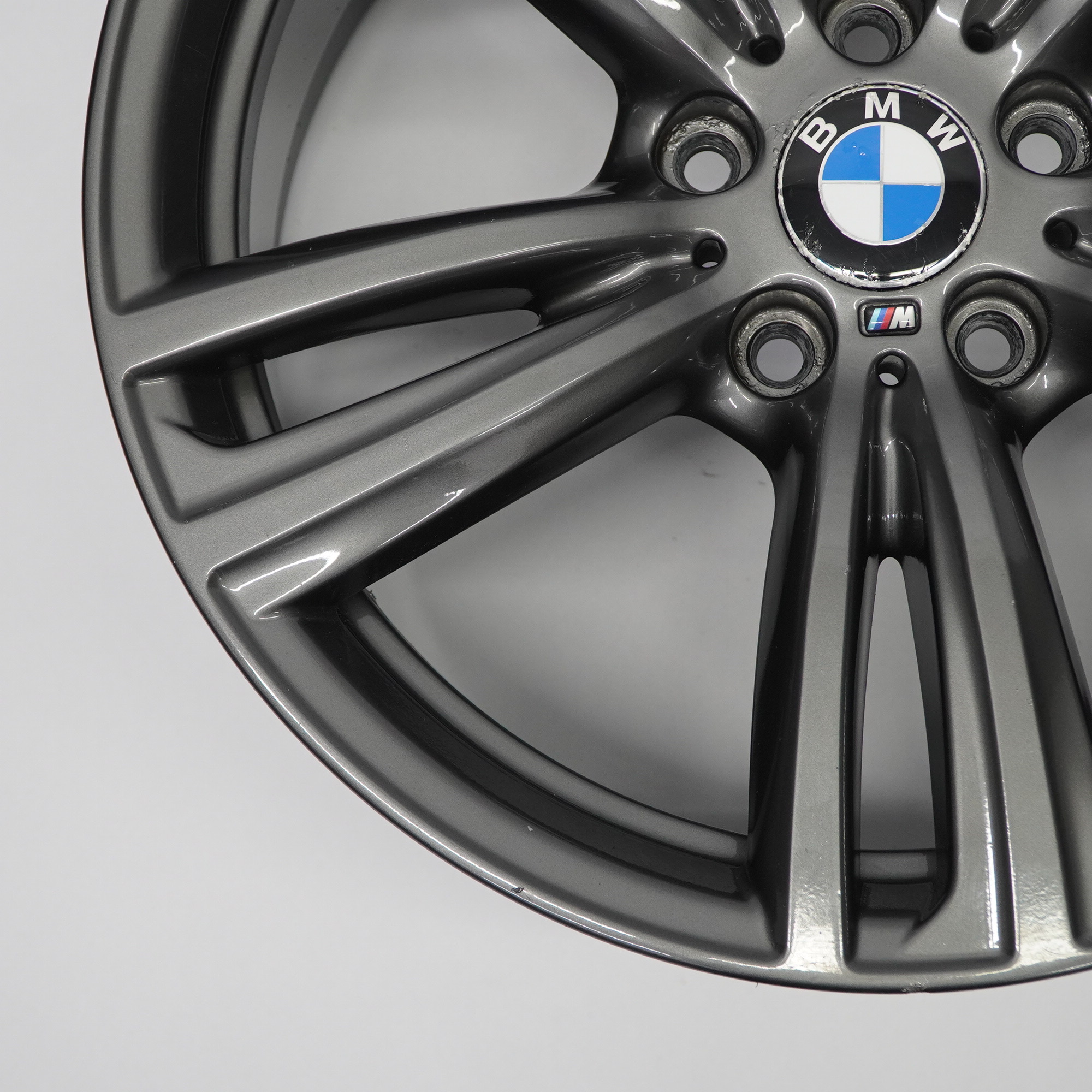 BMW F30 F31 Ferricgrey Hinten Felge Alufelge 19" 8,5J ET:47 M Doppelspeiche 442