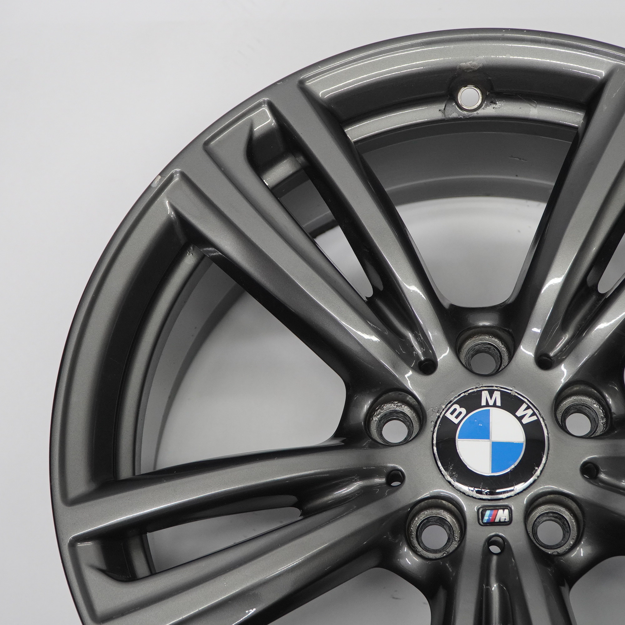 BMW F30 F31 Ferricgrey Hinten Felge Alufelge 19" 8,5J ET:47 M Doppelspeiche 442