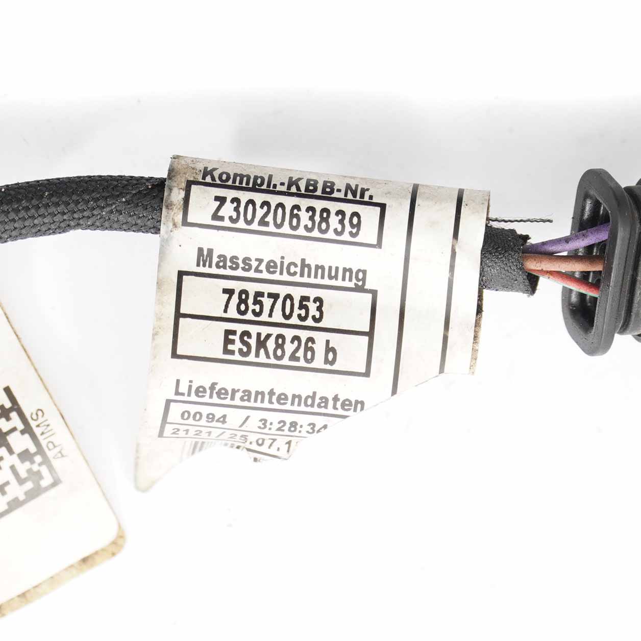 BMW F90 M5 F92 M8 Öl Füllstand Sensor Verkabelung Kabelbaum Kabel 7855481