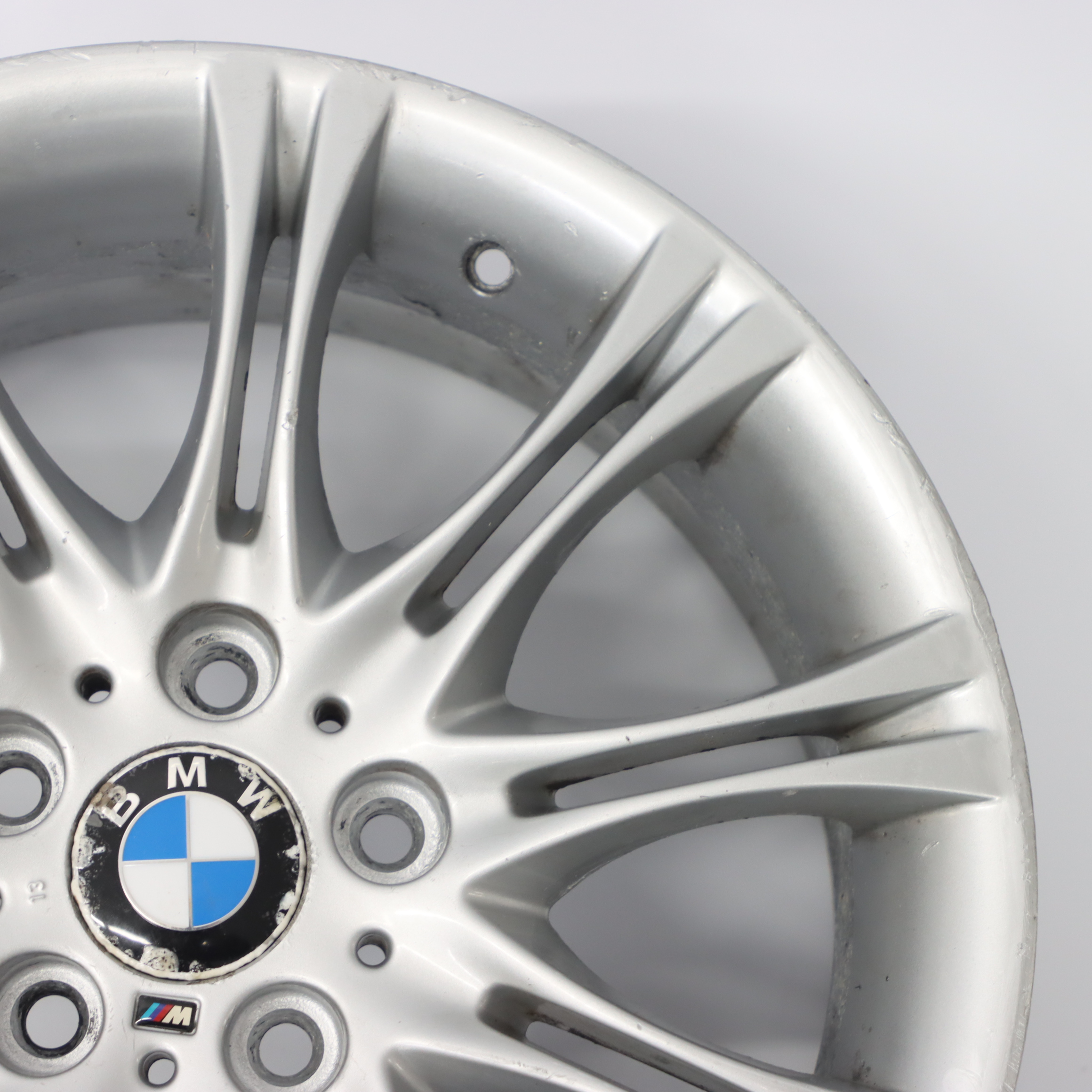 BMW E46 E85 Silber Vorne Alu Felge Alufelge 18" 8J ET:47 M Doppelspeiche 135