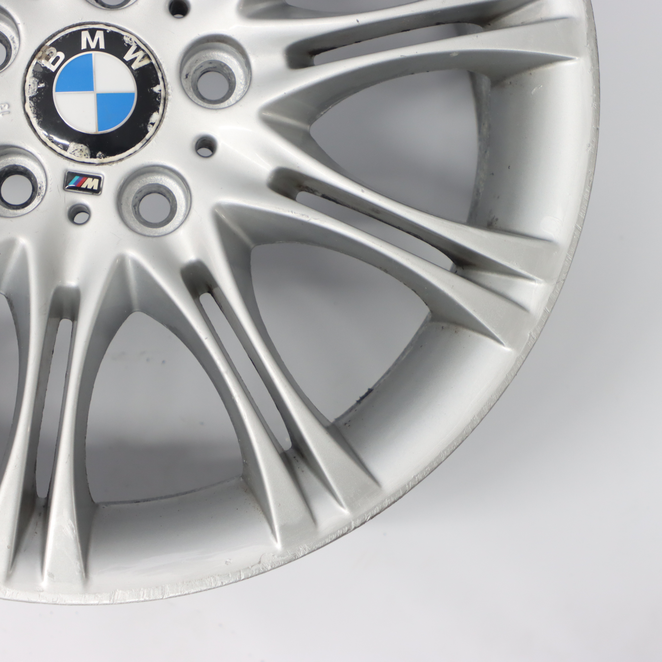 BMW E46 E85 Silber Vorne Alu Felge Alufelge 18" 8J ET:47 M Doppelspeiche 135