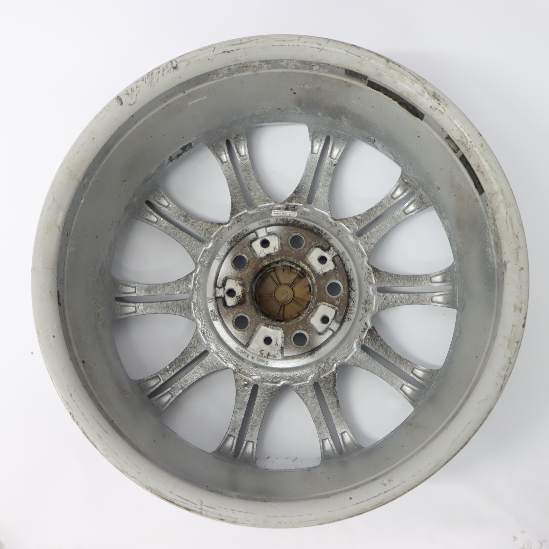 BMW E46 E85 Silber Vorne Alu Felge Alufelge 18" 8J ET:47 M Doppelspeiche 135