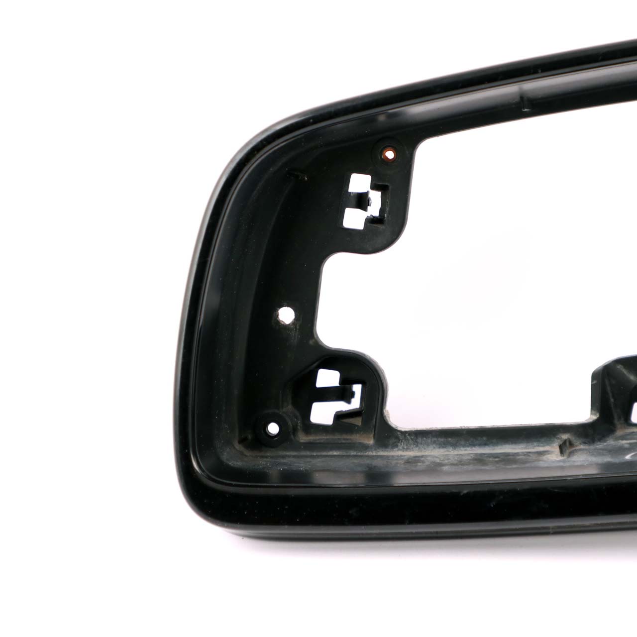 BMW E60 E61 Tray Left N/S Outside Mirror Wing Supporting Ring Black High Gloss