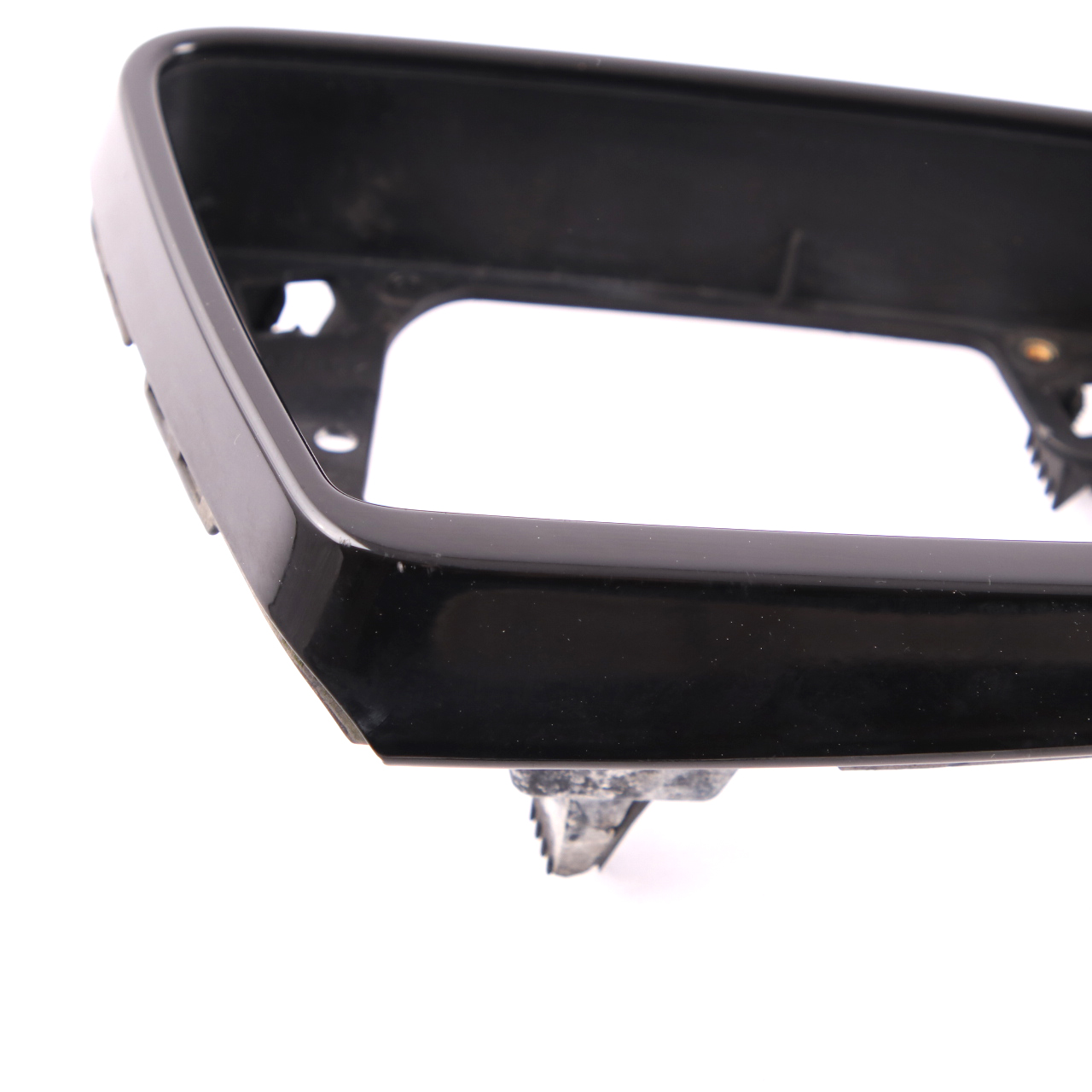 BMW E60 E61 Tray Right O/S Outside Mirror Wing Supporting Ring Bright Black