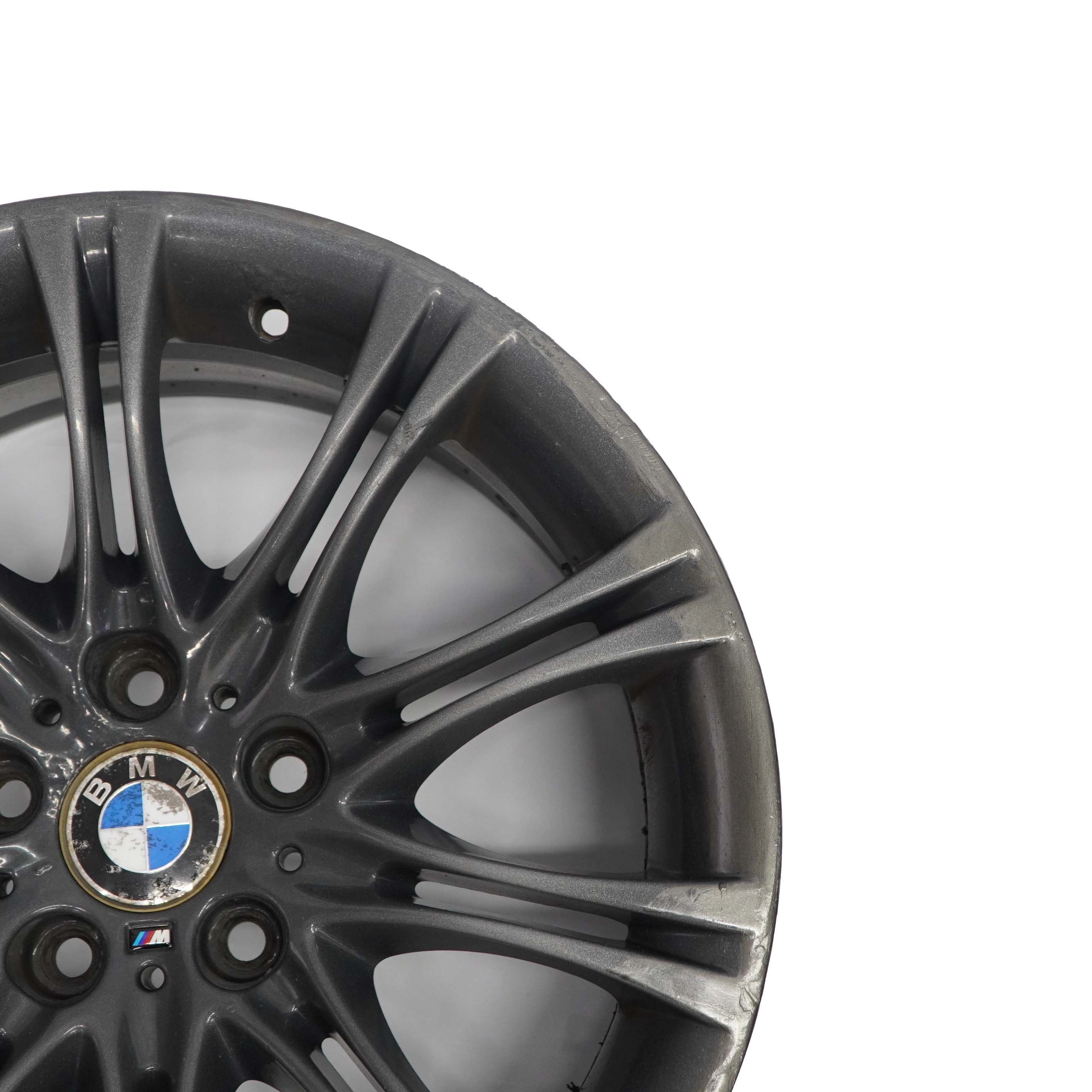 BMW 5 6 er 4 E60 E61 Grau Alufelge Alu Felge 18" 8J ET:20 M Doppelspeiche 135