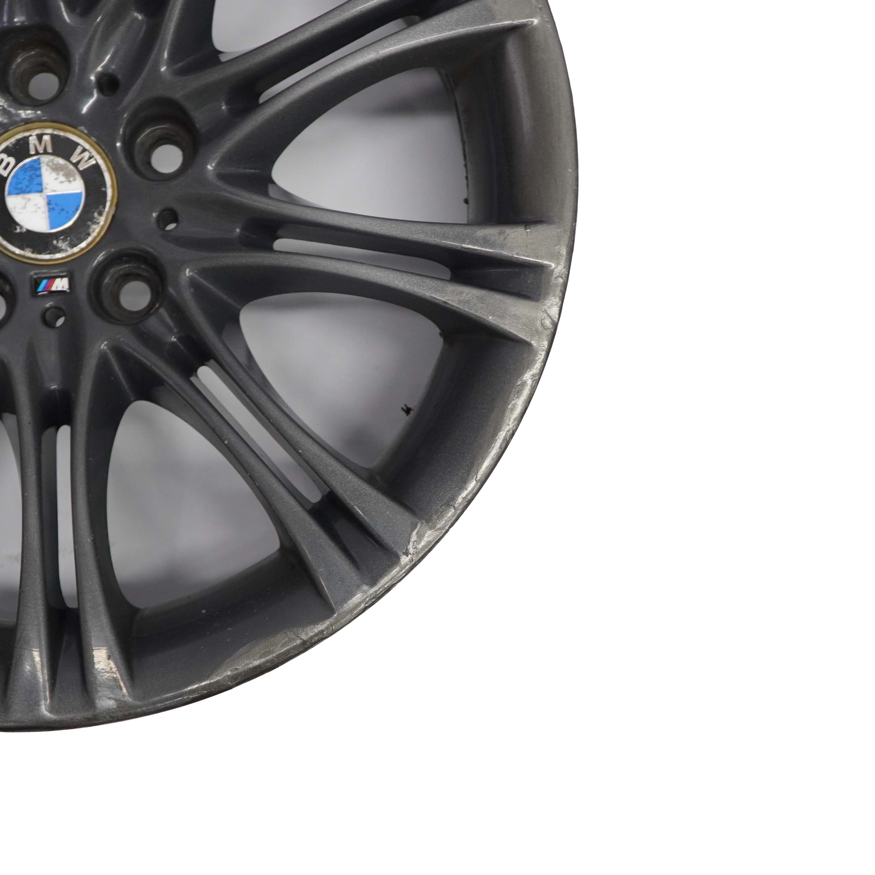 BMW 5 6 er 4 E60 E61 Grau Alufelge Alu Felge 18" 8J ET:20 M Doppelspeiche 135