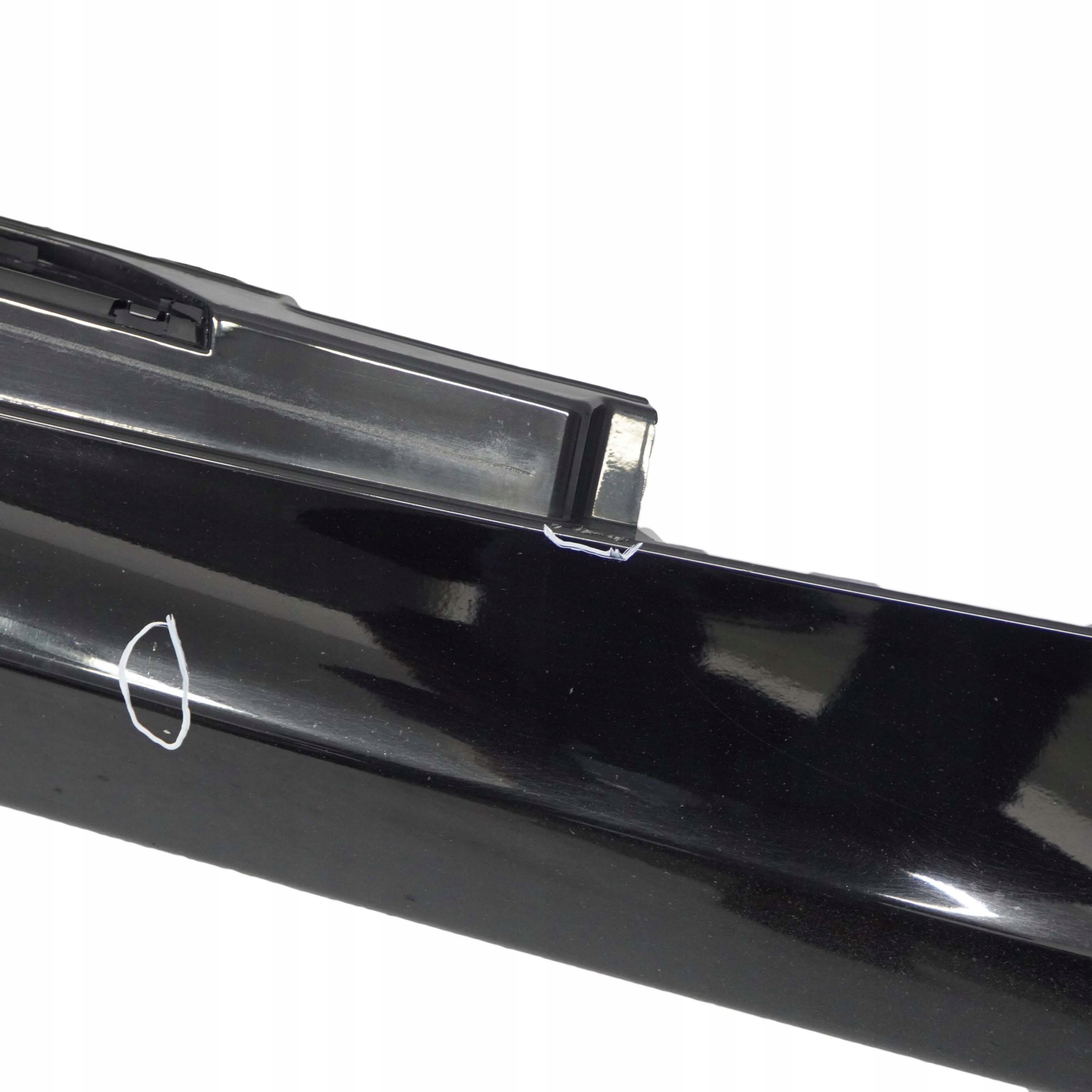 BMW 1 E87 LCI 6 Sill Strip Side Skirt Right O/S Schwarz 2 Black - 668