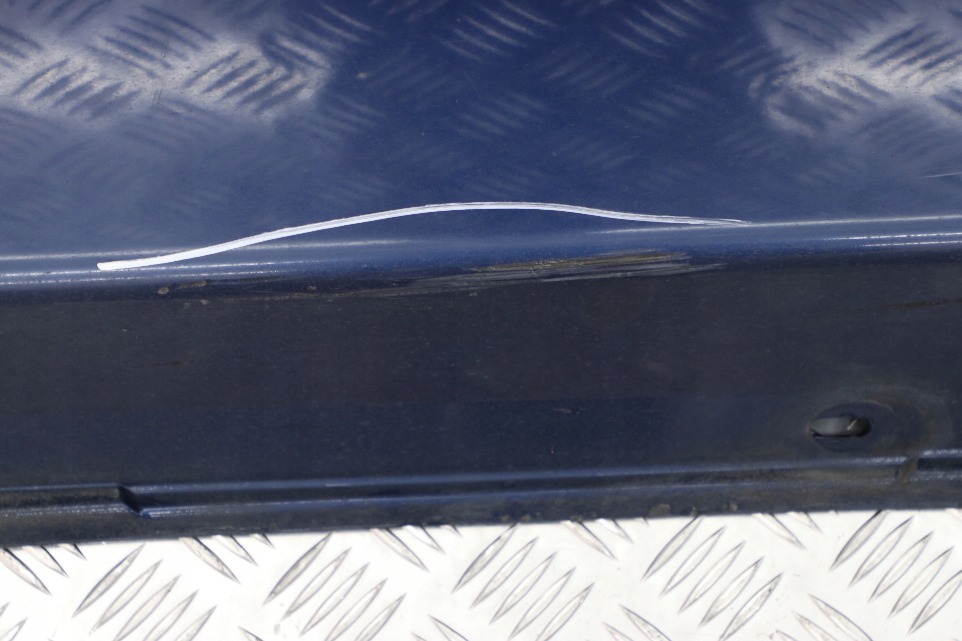 BMW 5 Series E61 Door Sill Side Cover Skirt Left N/S Mysticblau Mystic Blue