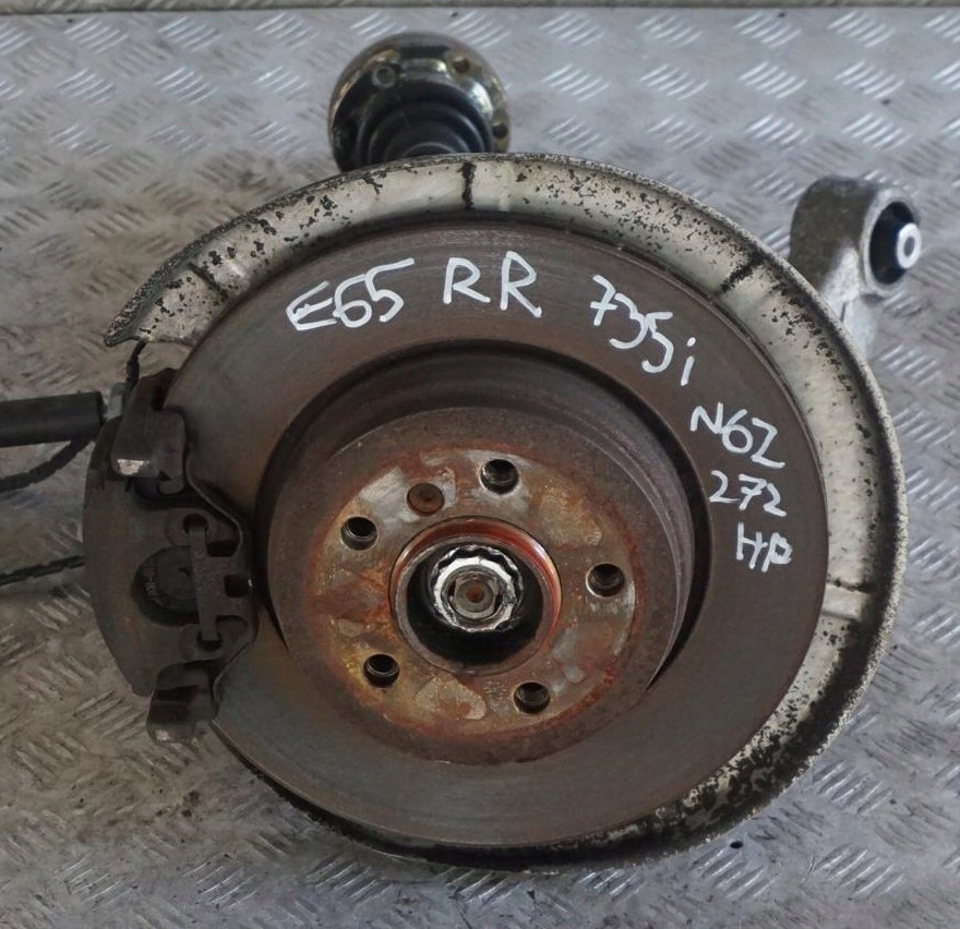 BMW 7 er E65 735i N62 272PS Längslenker Radträger Bremsscheibe Hinten Rechts