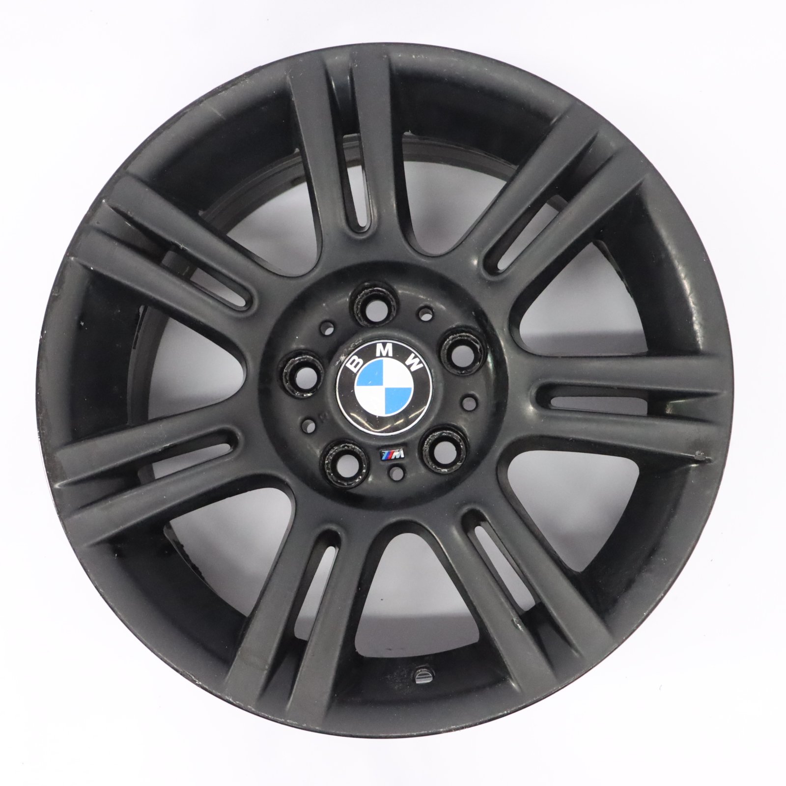 BMW E90 E91 Schwarz Alu Felge Hinten Doppelspeiche 194 17" 8,5J ET:37 8036936