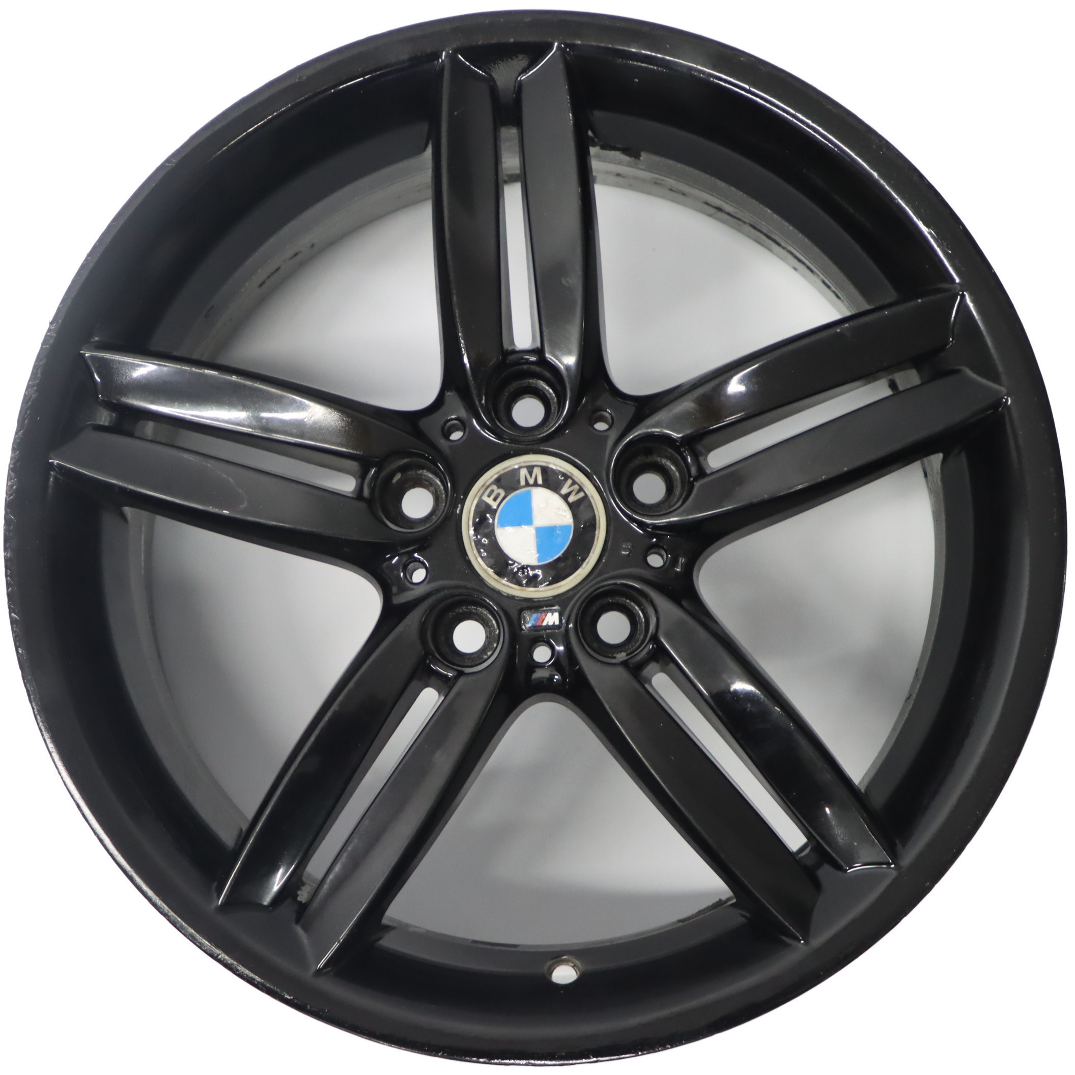 BMW E81 E87 Schwarz  Vorne Alufelge Rad Felge 18" 7,5J M Doppelspeichen 208