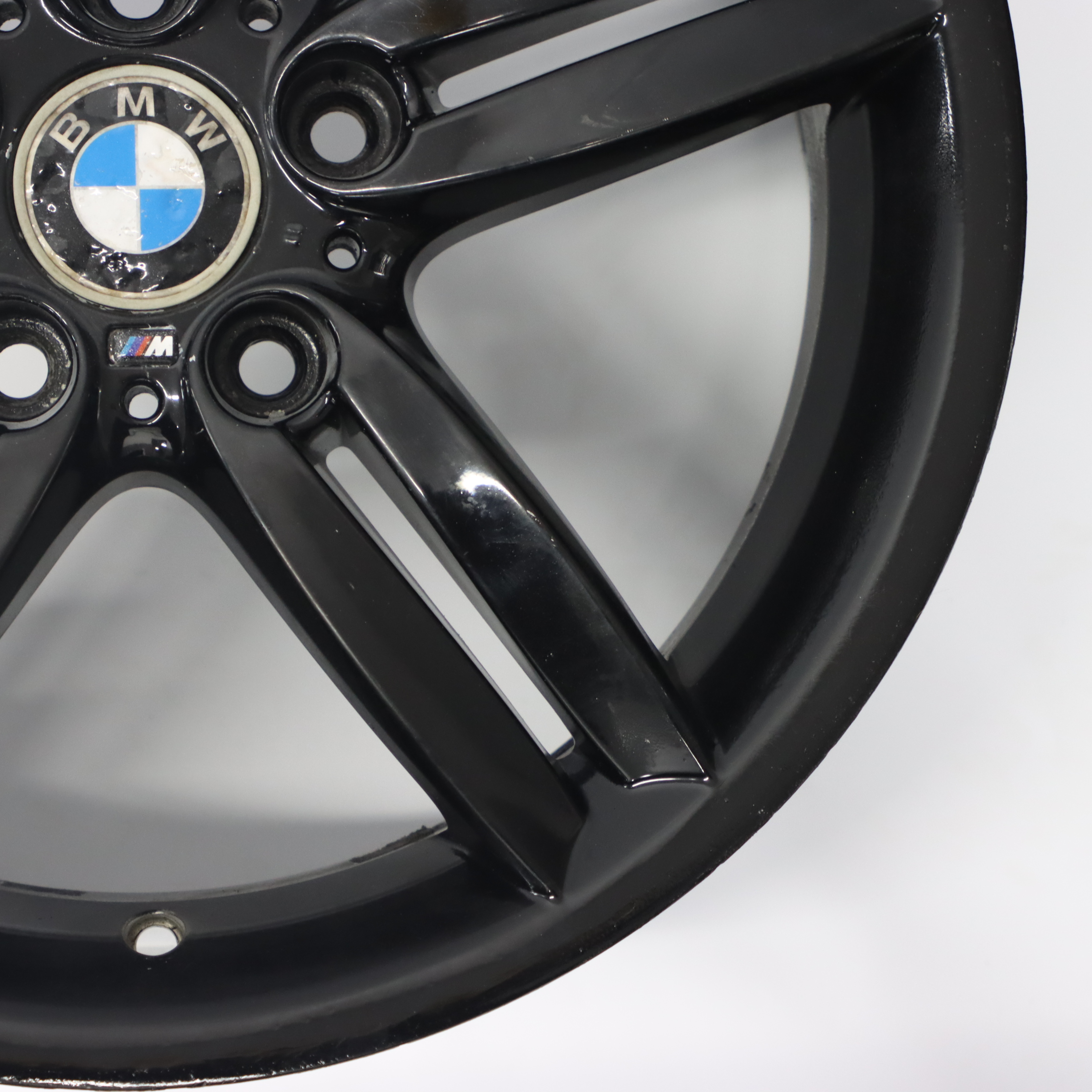 BMW E81 E87 Schwarz  Vorne Alufelge Rad Felge 18" 7,5J M Doppelspeichen 208