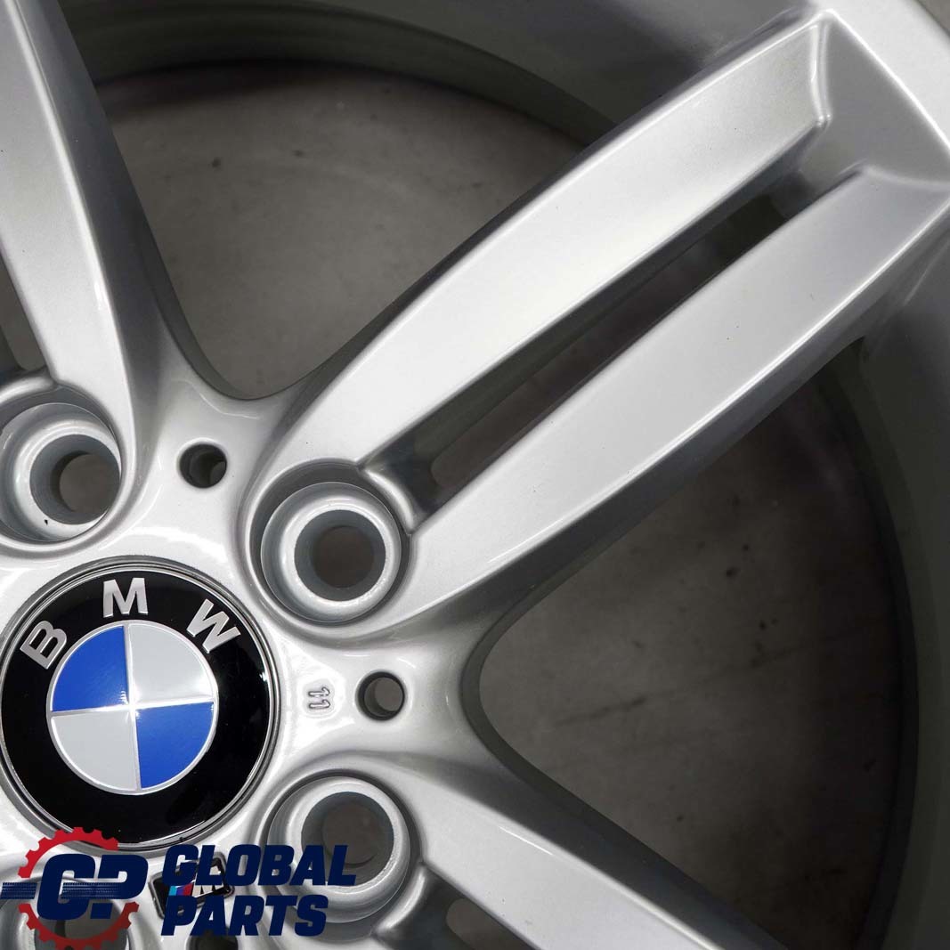 BMW E81 E87 Silber Vorne  Alufelge Felge 18" 7,5J 8036939 M Doppelspeiche 208