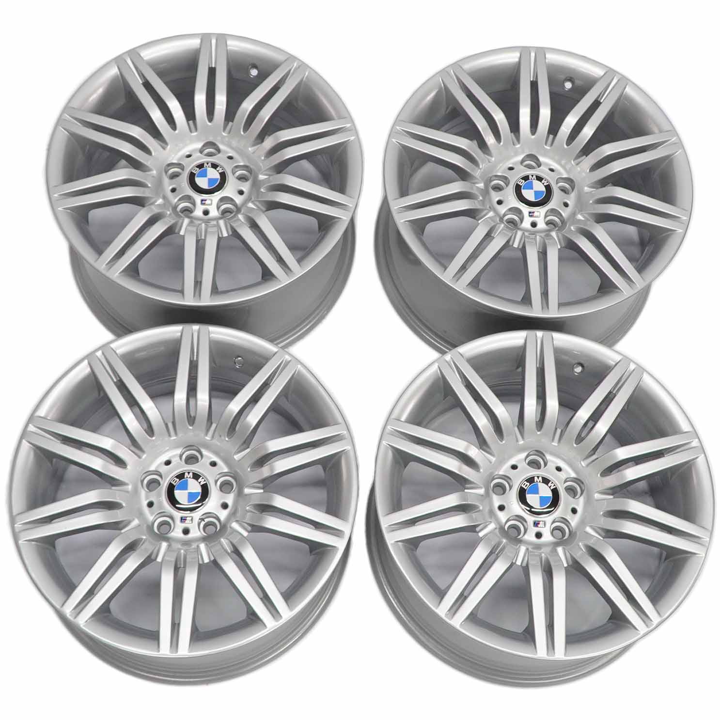 BMW E60 Silber Komplettes 4x Rad Alufelgen Alu Felge 19" M Doppelspeiche 172 