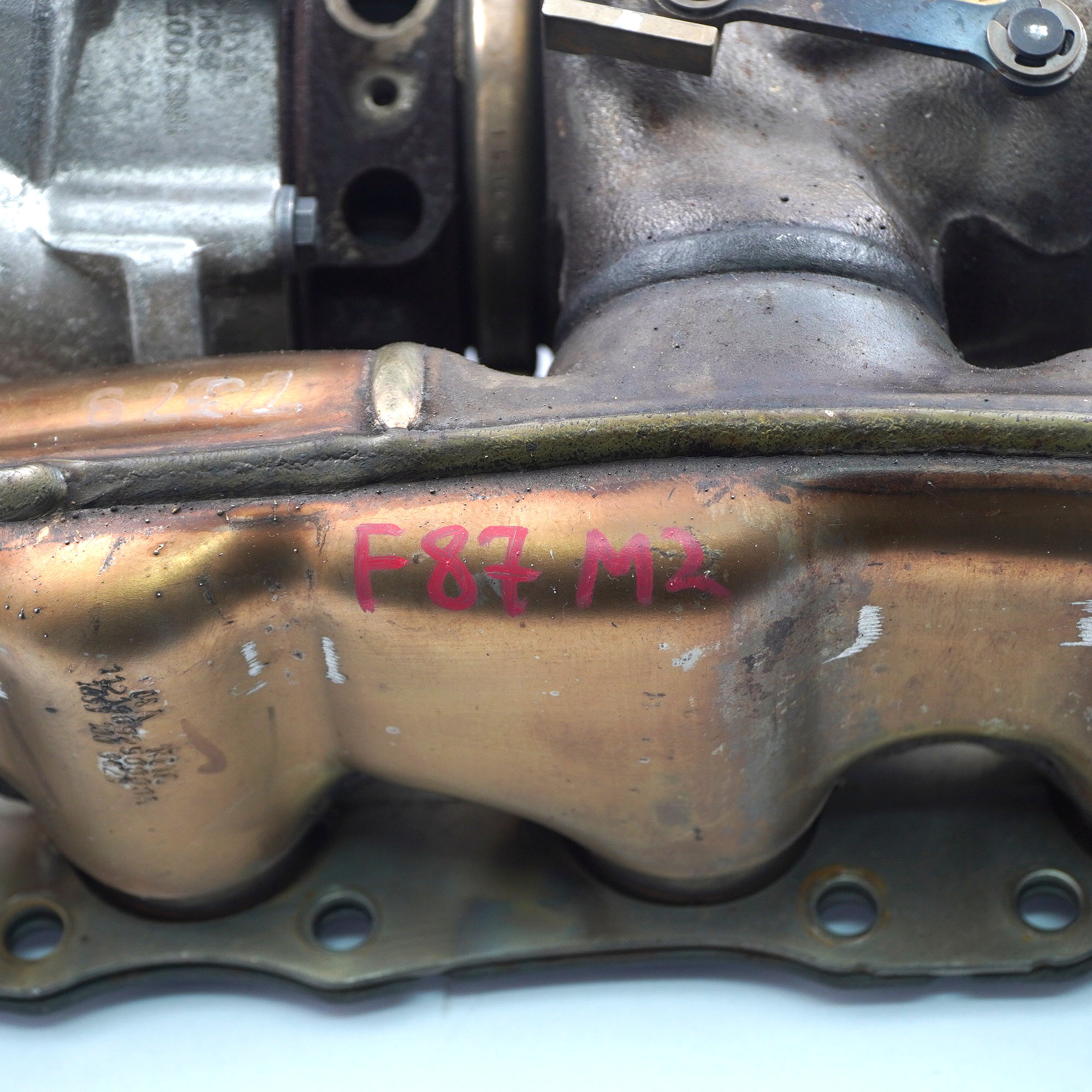 BMW F87 M2 N55 Turbolader Turbo Abgas krümmer 8053153