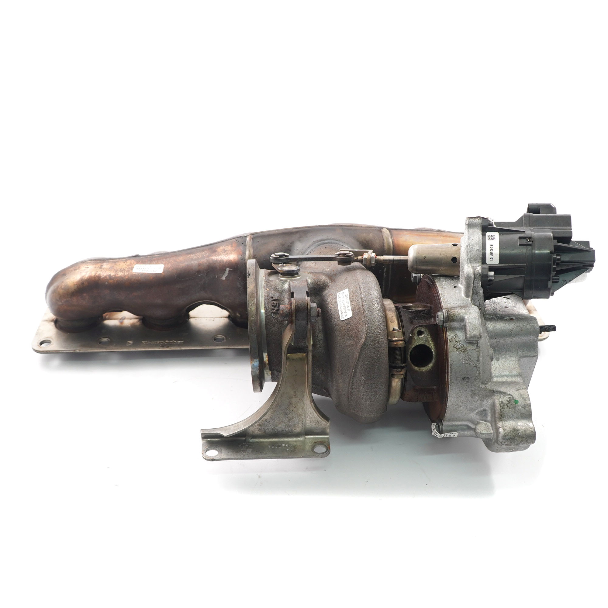 BMW F87 M2 N55 Turbolader Turbo Abgas krümmer 8053153