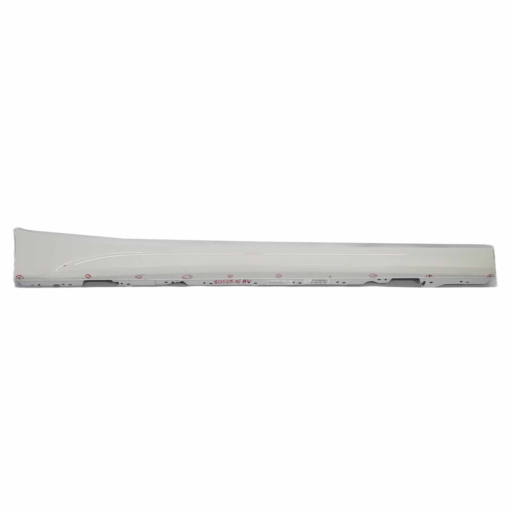 Side Skirt BMW F20 M Sport Sill Strip Cover Right O/S Alpine White - 300