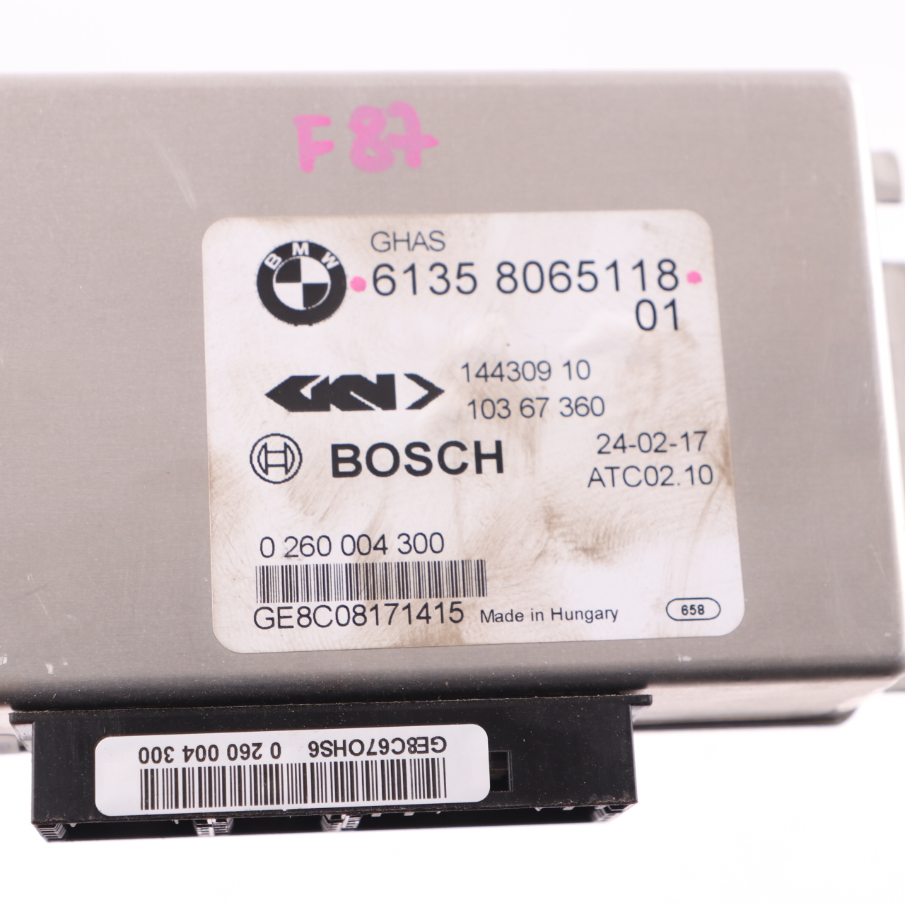 Differenzialsperren modul BMW F13 M6 F80 M3 Hinterachs steuergerät ECU 8065118