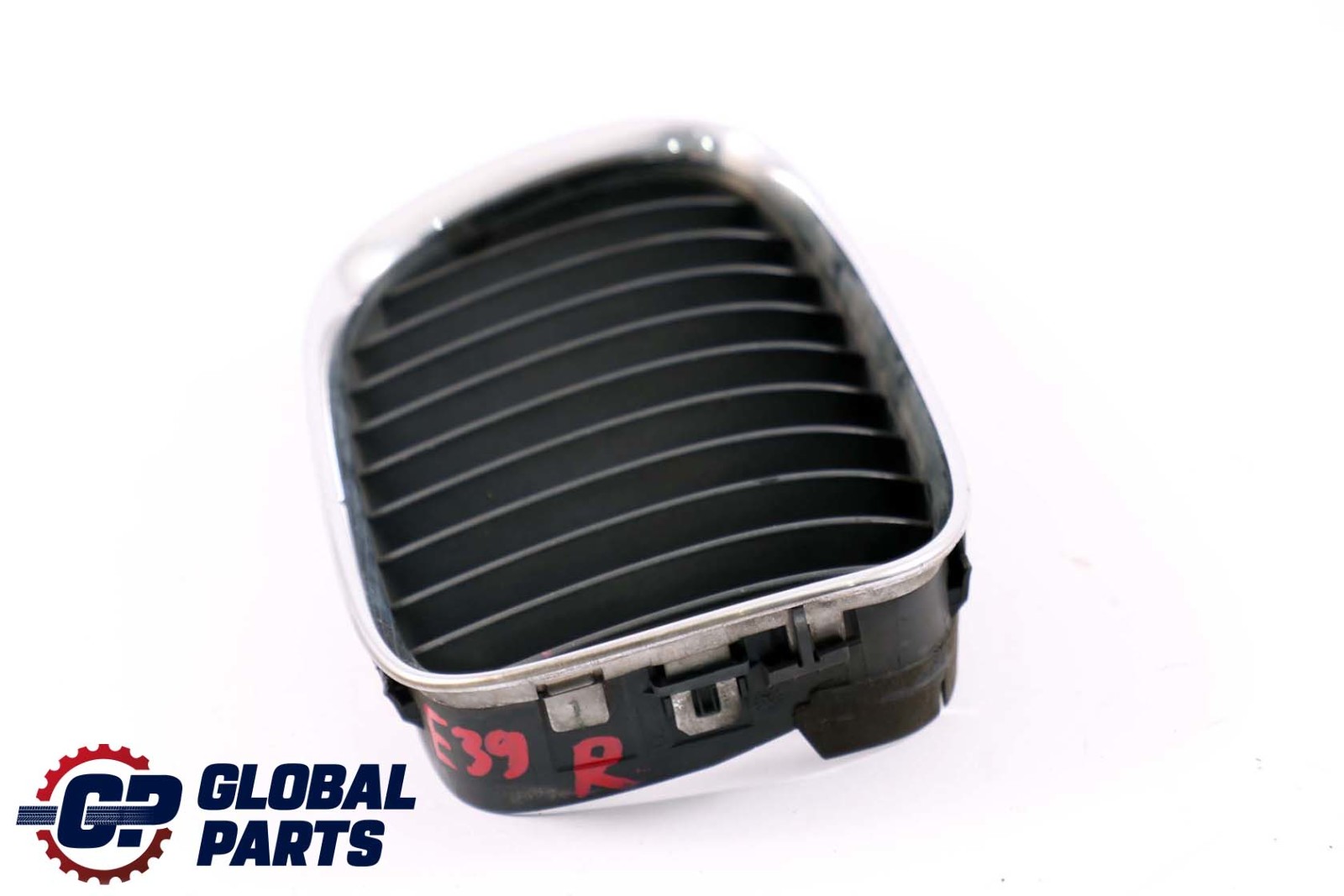 BMW E39 Frontstoßstange Mitte Kühlergrill Rechts Schwarz Chrom 8159312