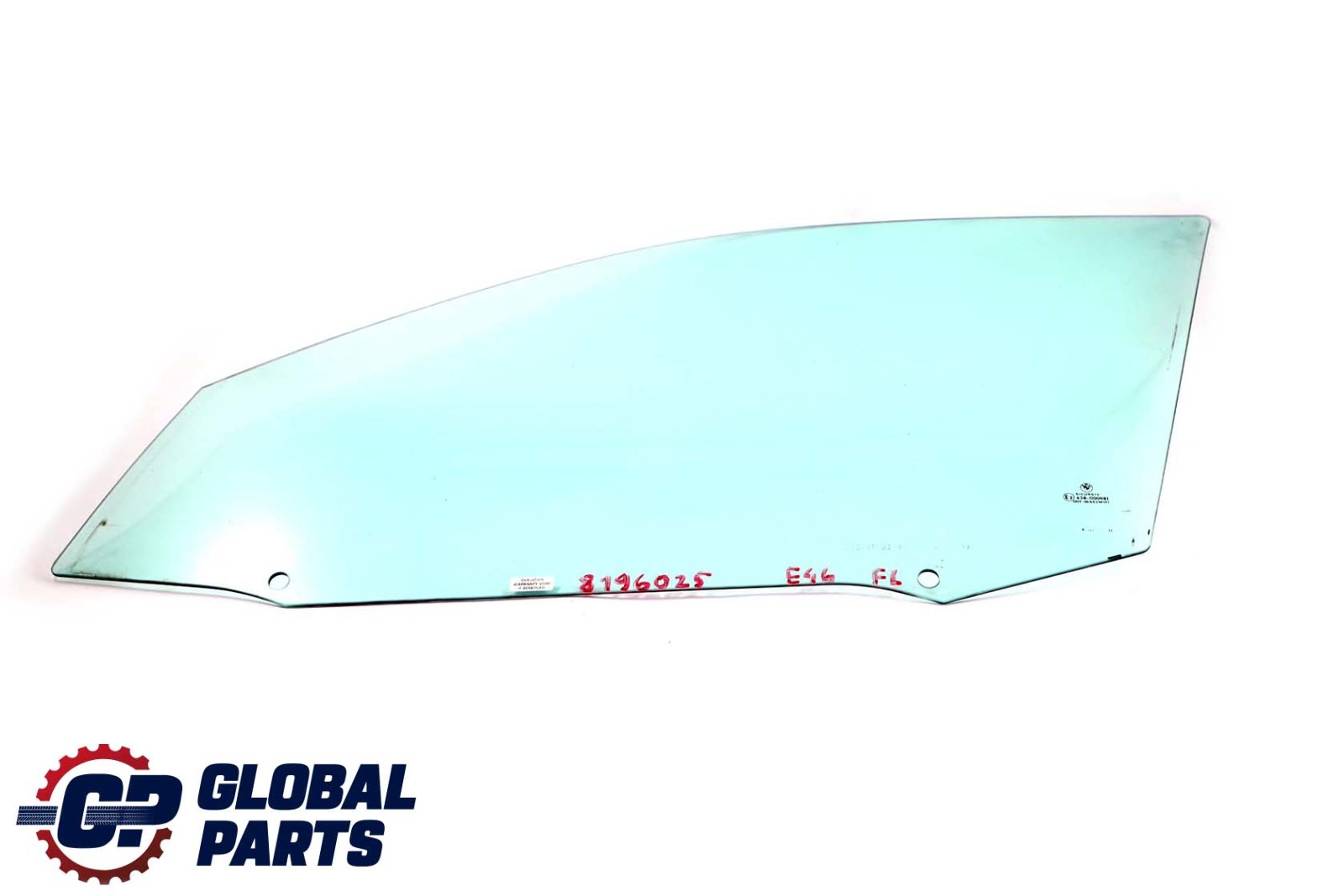 BMW 3 Series E46 Front Left Door Green Side Window AS2 N/S 8196025