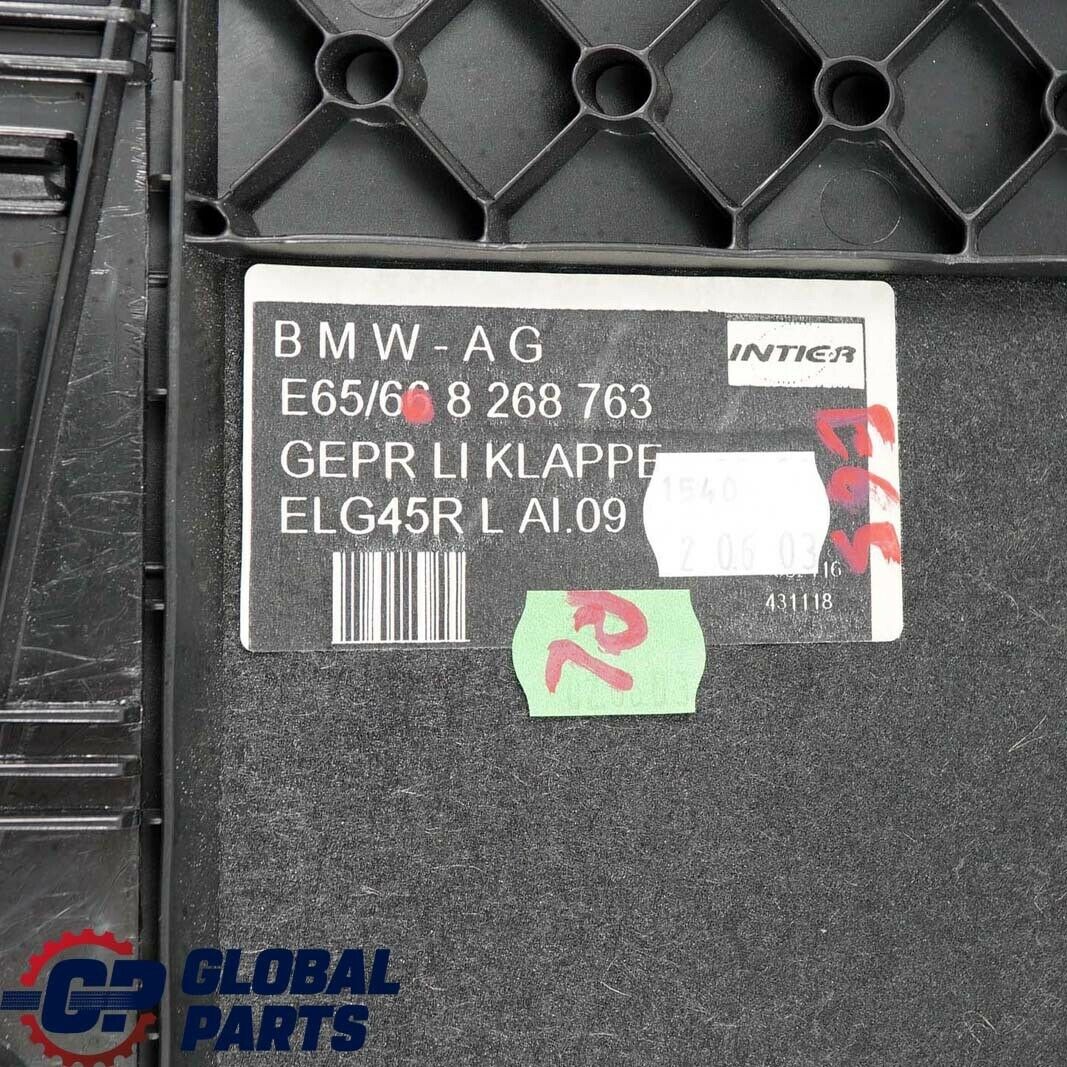 *BMW 7 E65 E66 Klappe Verkleidung Gepäckraum Links Basaltgrau Hell Grau 8268763