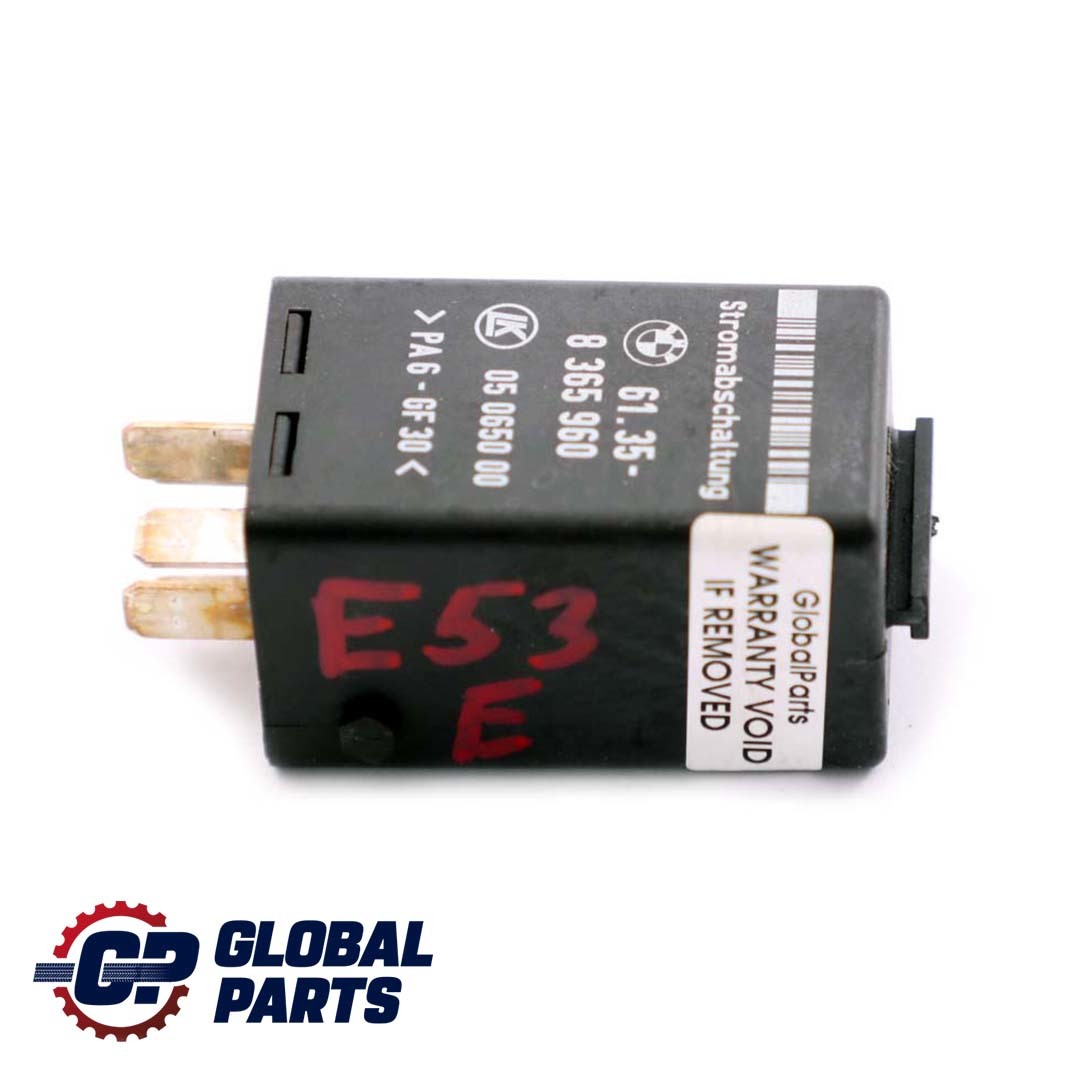 BMW E38 E39 E53 Relais Ruhestromabschaltung Batterie Abschaltung Relay 8365960