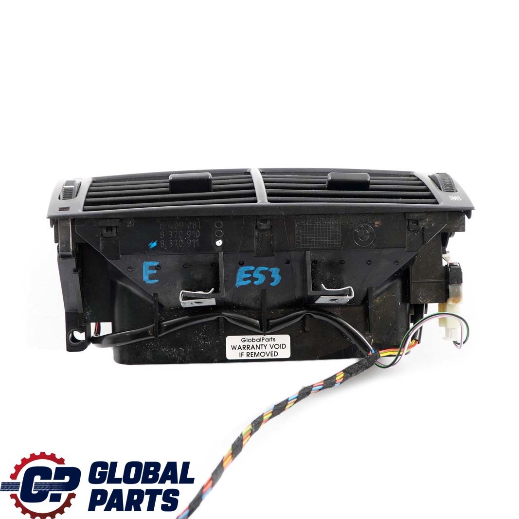 BMW X5 er E53 Frischluftgrill Fondraum Black 8370911