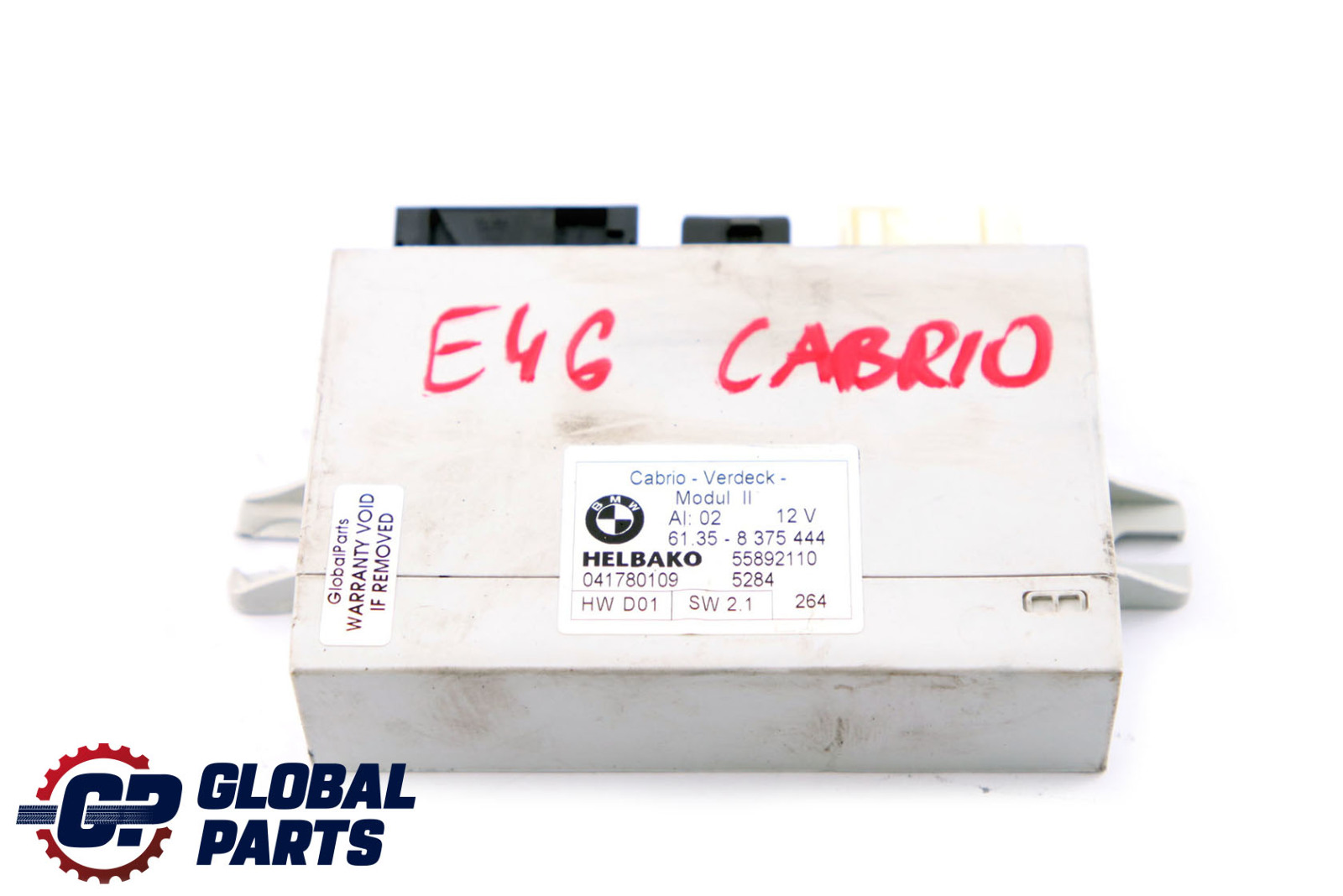 BMW E46 Cabrio Cabrio Faltdach ECU Modul 8375444