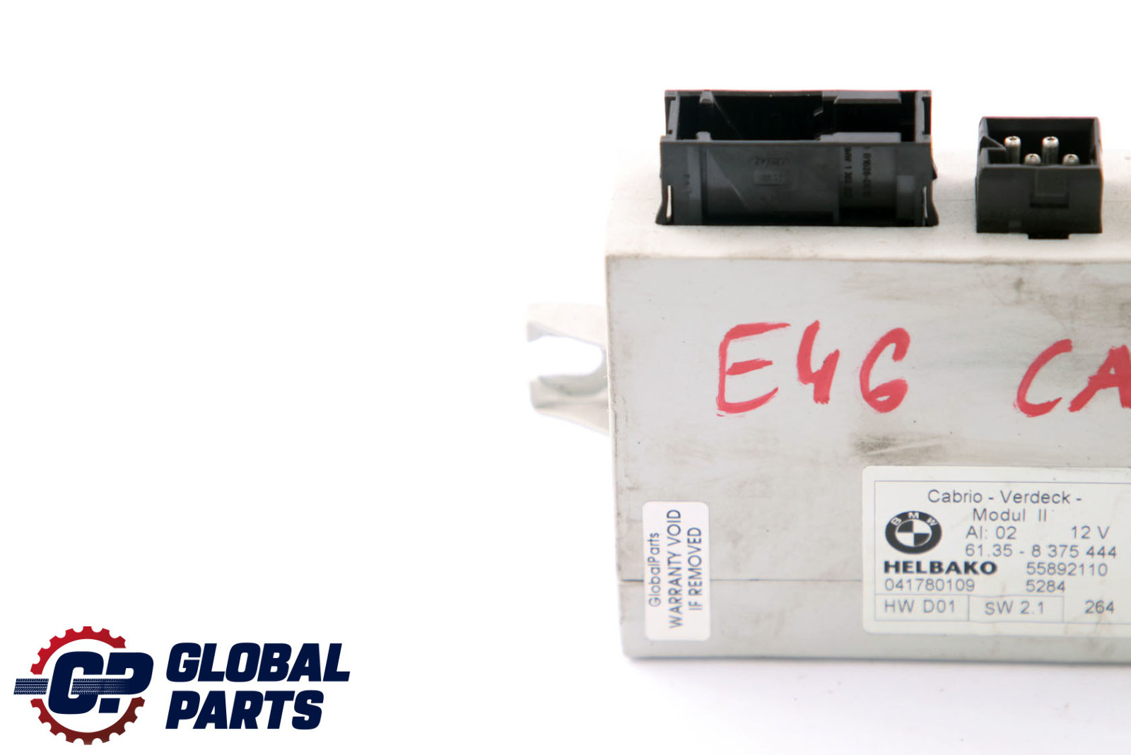 BMW E46 Cabrio Cabrio Faltdach ECU Modul 8375444