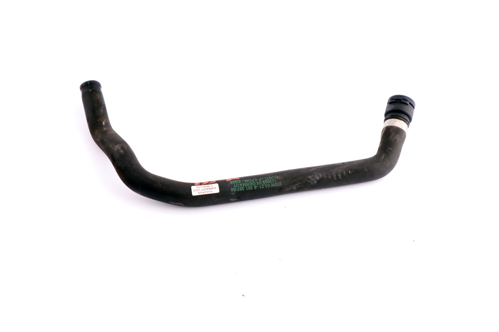 BMW X5 SERIES E53 3.0i M54 Engine Water Pipe To Engine Coolant Hose 8381387