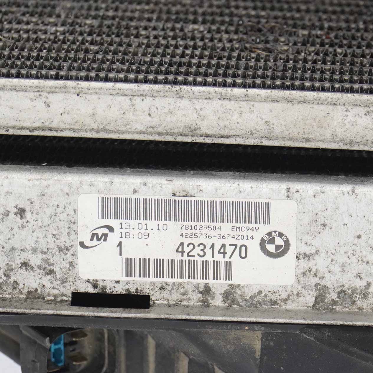 BMW X1 1 3 E81 E84 E87 E90 LCI Komplettpaket Kuhlerluftergehause Diesel 400W