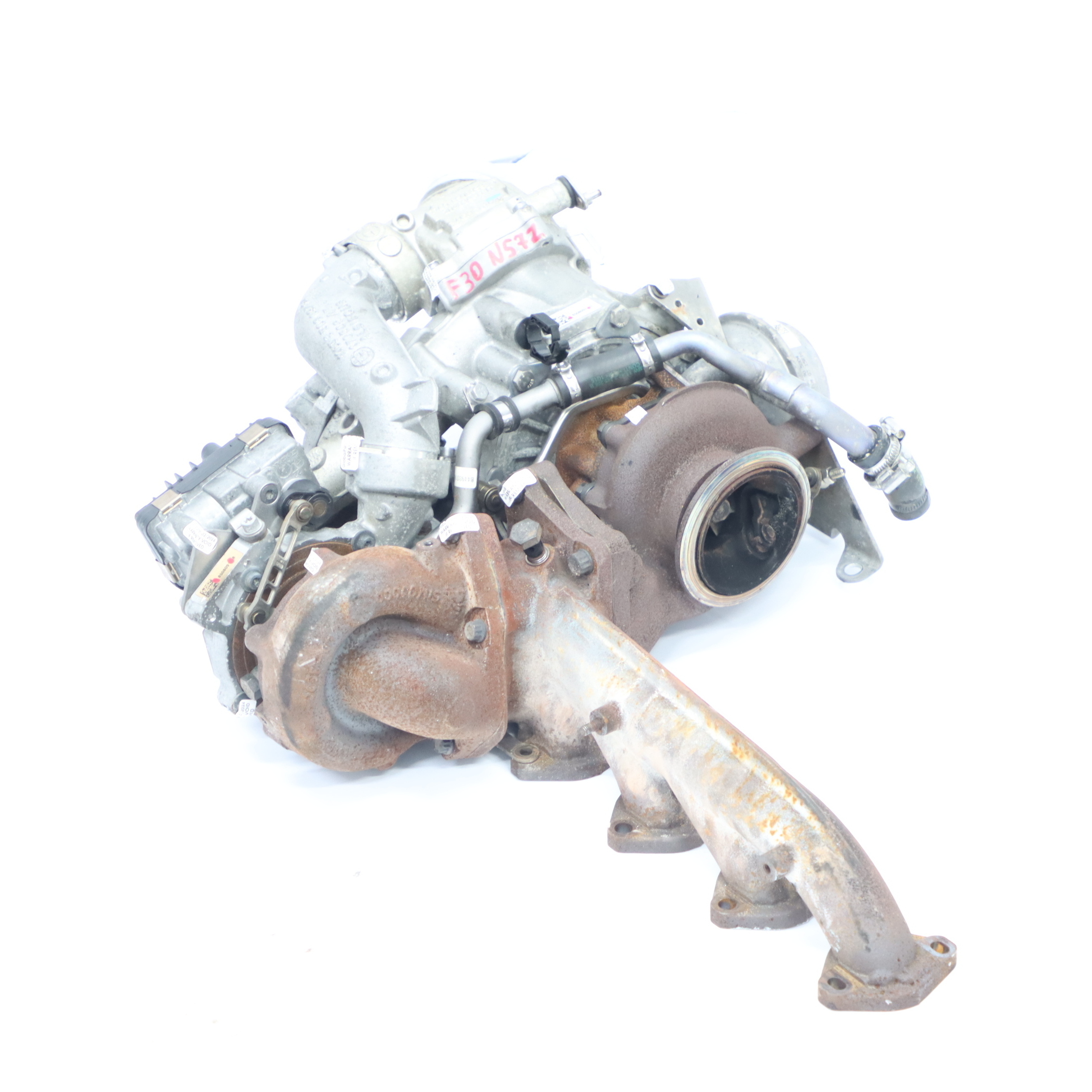 BMW F30 F31 F32 F10 335dX 435dX 535d N57Z Bi-Turbo Komplett Turbolader 8508092