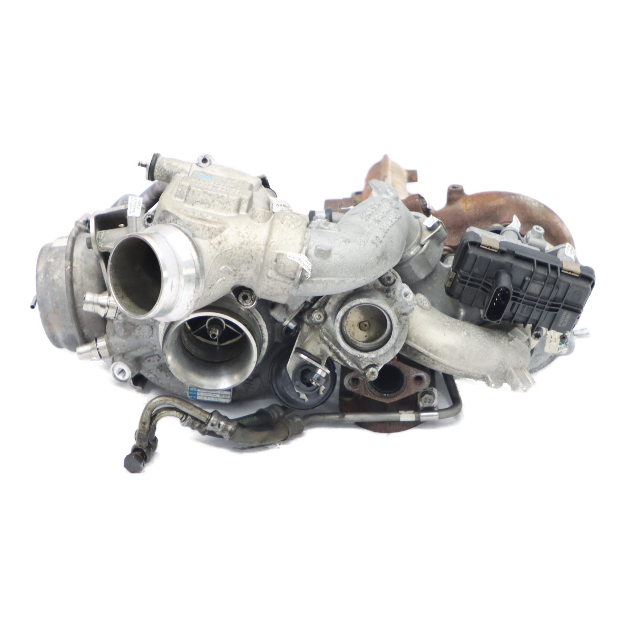 BMW F30 F31 F32 F10 335dX 435dX 535d N57Z Bi-Turbo Komplett Turbolader 8508092