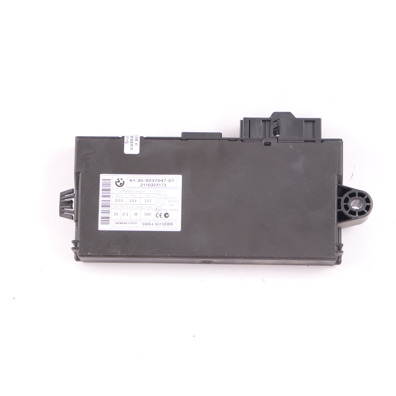 BMW E90 E91 LCI E92 325d N57 204HP ECU Motor Kit DDE 8510221 CAS3 Schlüssel