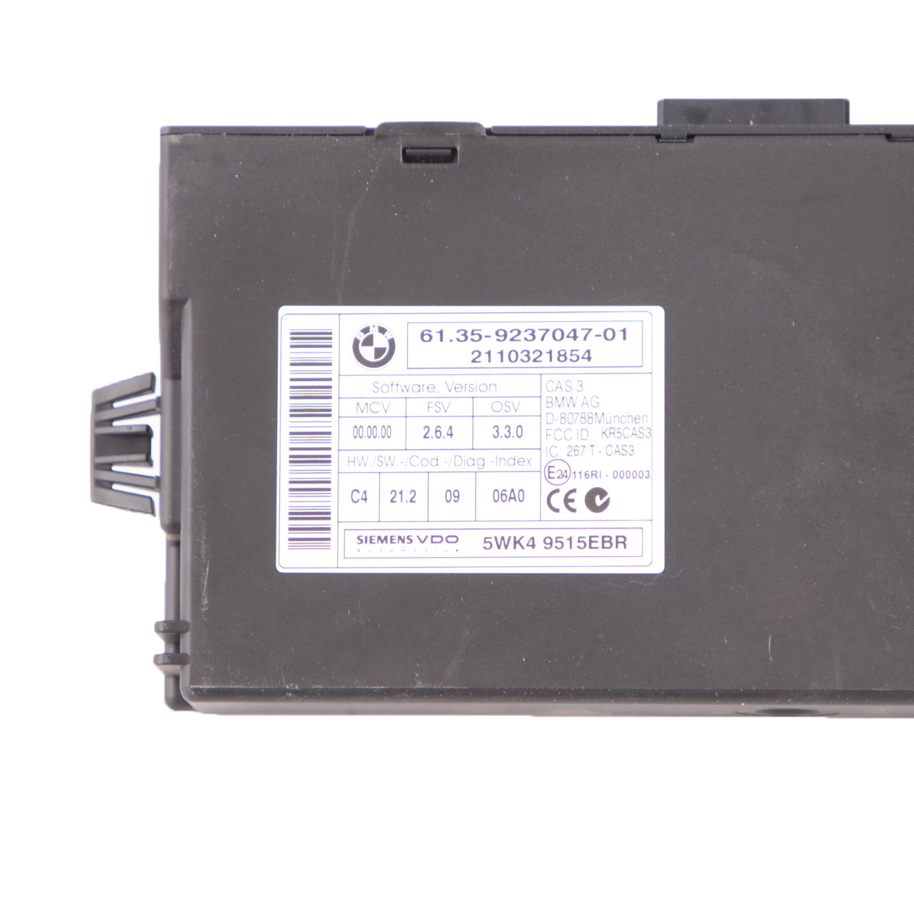 BMW E90 E91 LCI N47N 320d 184HP ECU KIT DDE 8510829 CAS3 Schlüssel Automatik