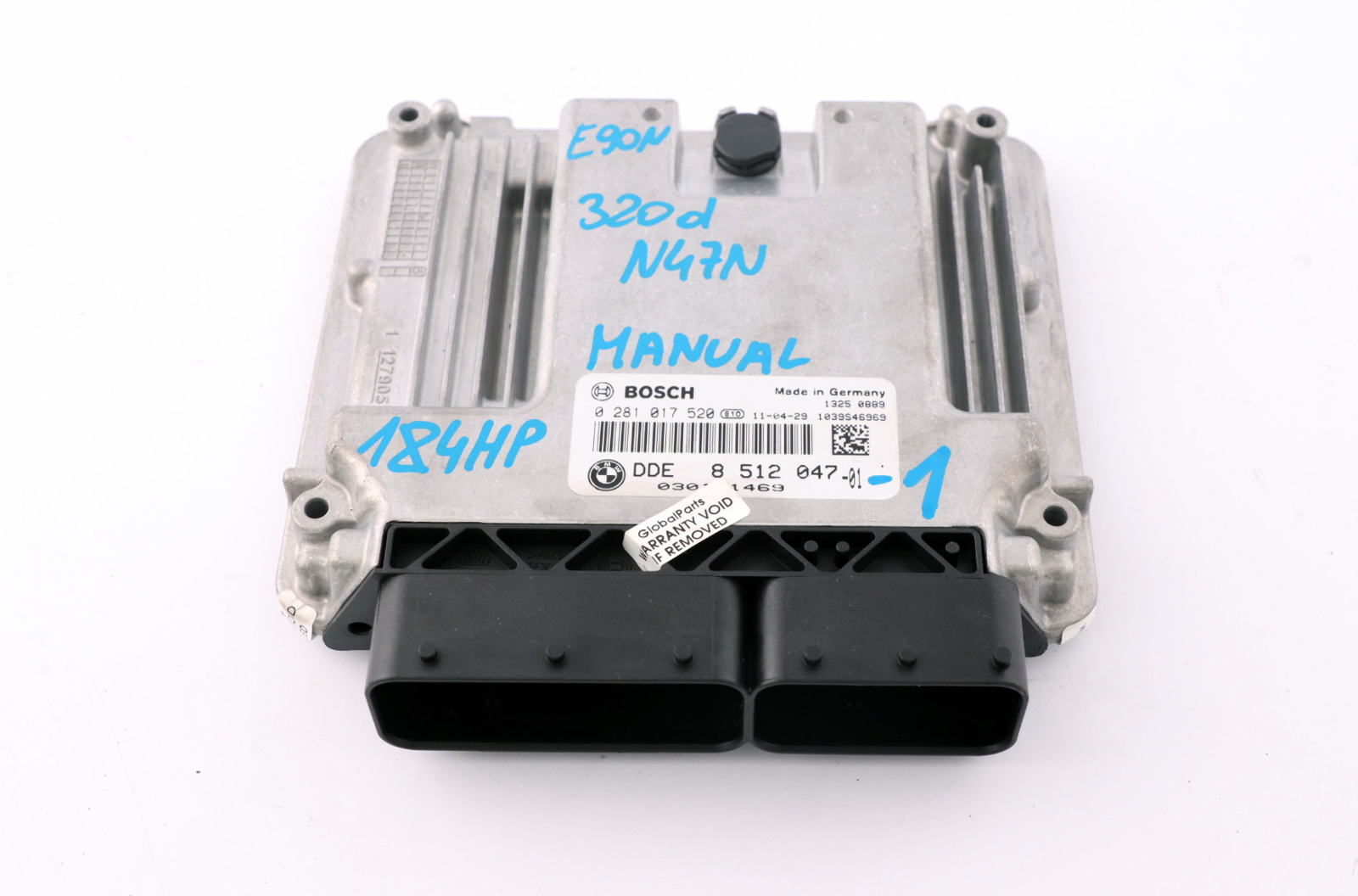 BMW E90 E91 LCI 320d N47N 184HP ECU KIT DDE CAS3 Schlüssel 8512047 Handbuch