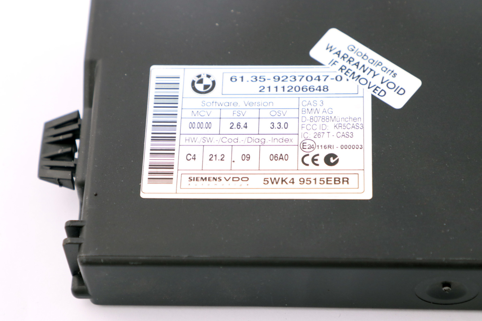 BMW E90 E91 LCI 320d N47N 184HP ECU KIT DDE CAS3 Schlüssel 8512047 Handbuch