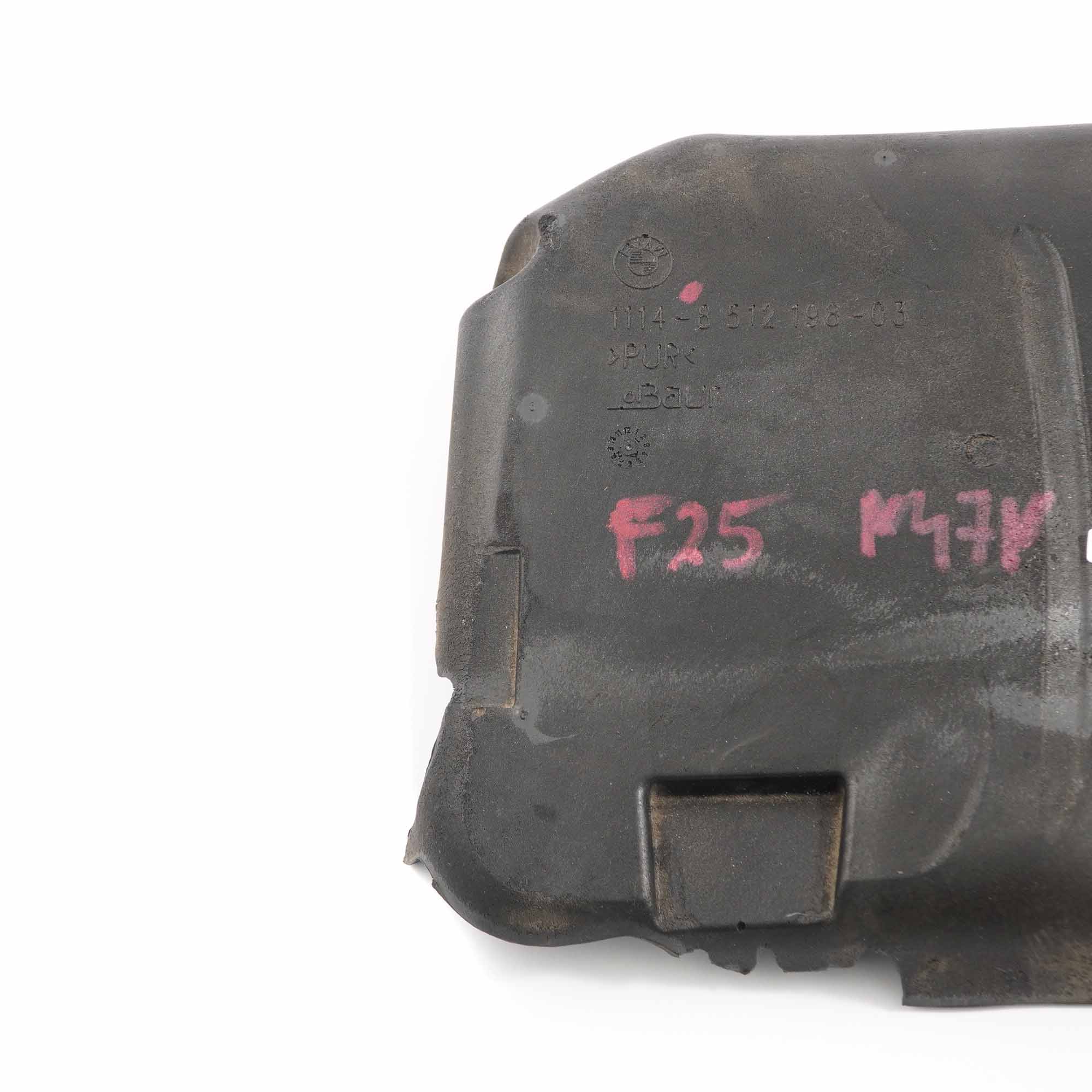 BMW X3 F25 X5 F15 N47N Diesel Motor Abdeckung Akustik 8512198