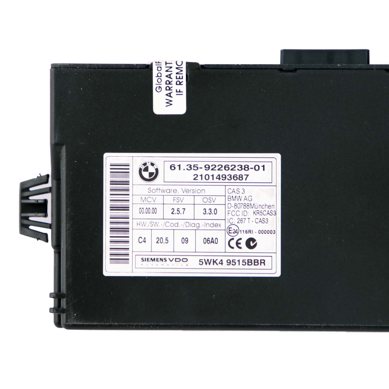 BMW E90 E91 LCI N47N 316d 116HP Motor ECU DDE 8510832 CAS3 Schlüssel Handbuch