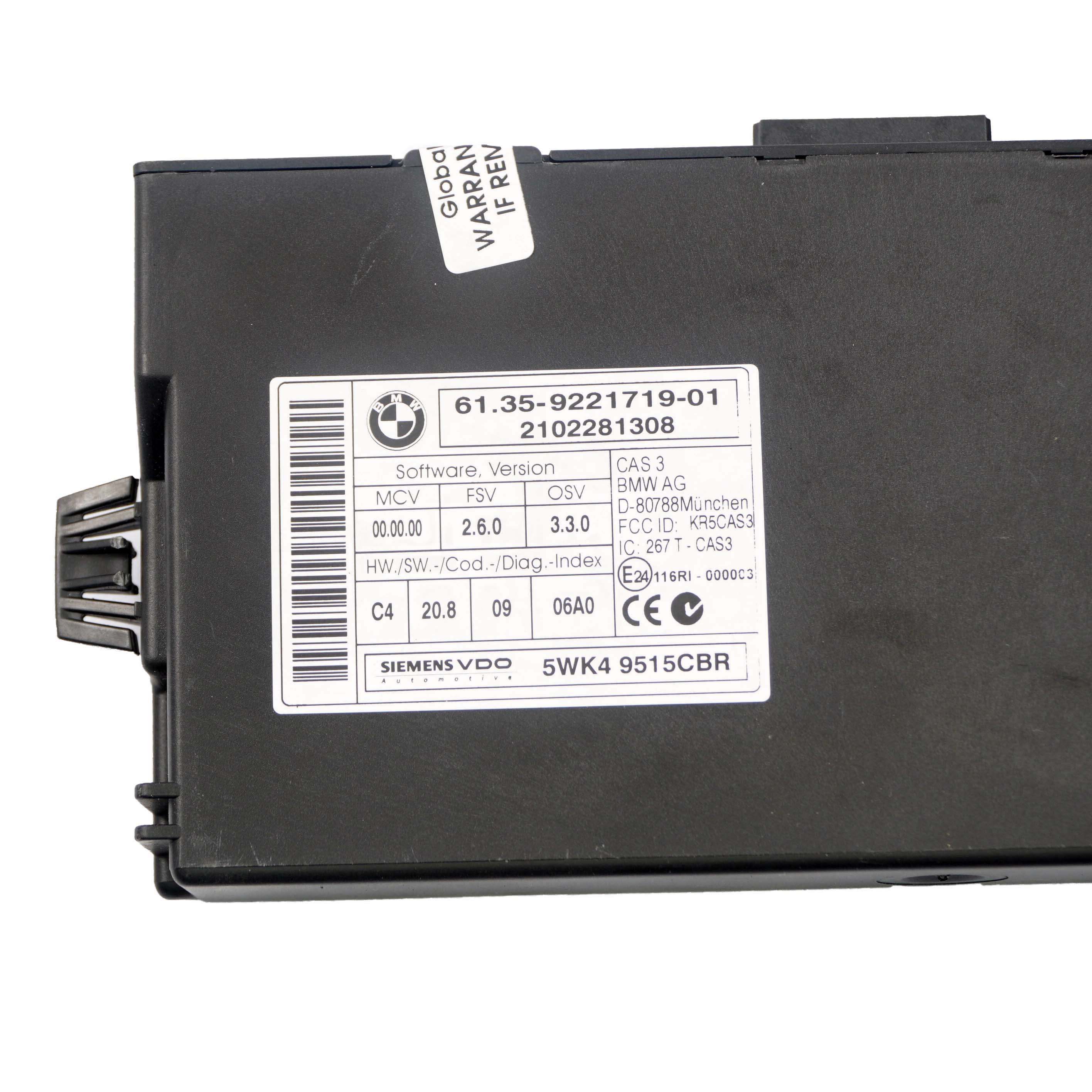 Mini Cooper D R60 ALL4 N47N Diesel Stuergerät ECU DDE 8516739 CAS3 Schlüssel