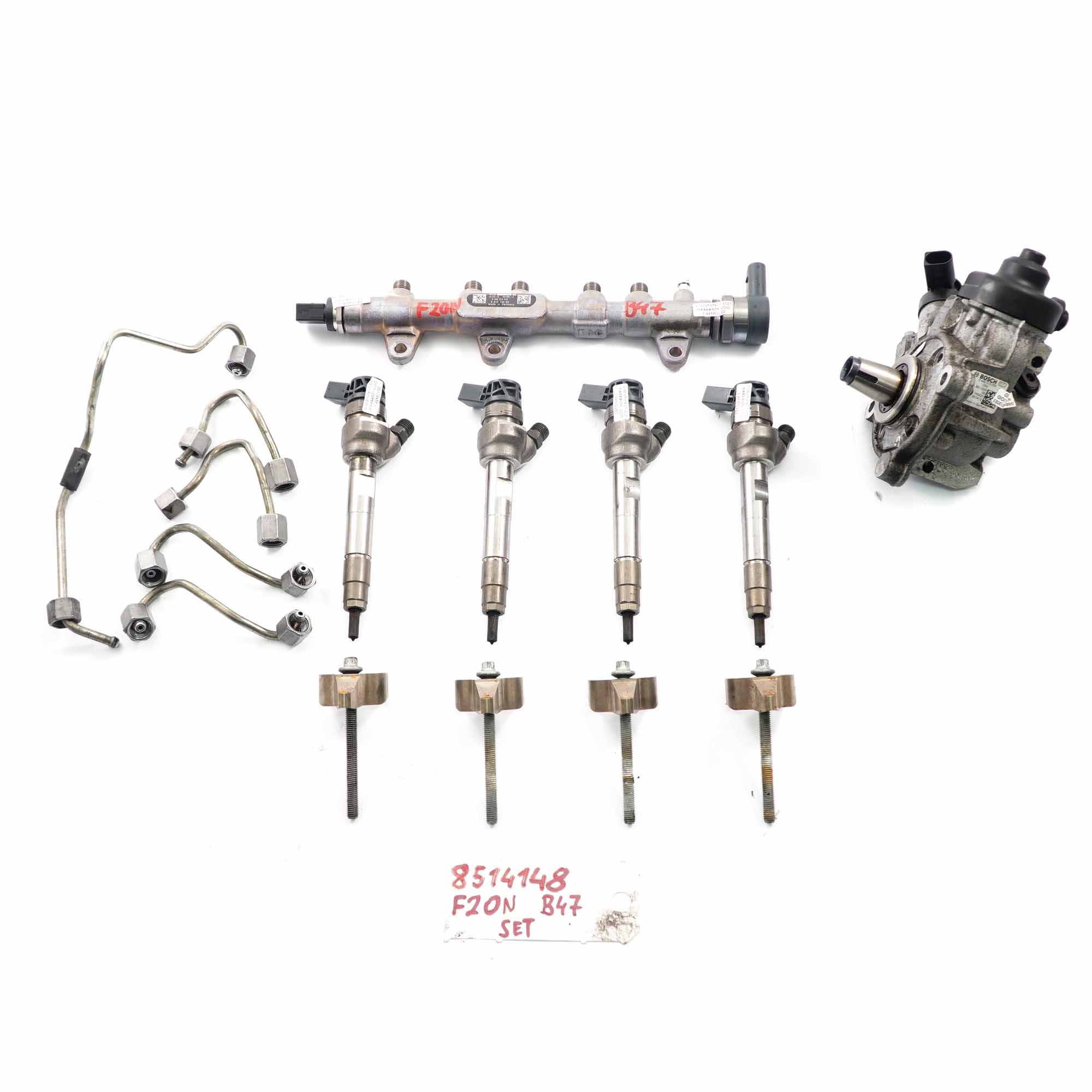 BMW F10 F20 F30 LCI 120d 320d 520d B47 Set Fuel Injection System Injectors Pump