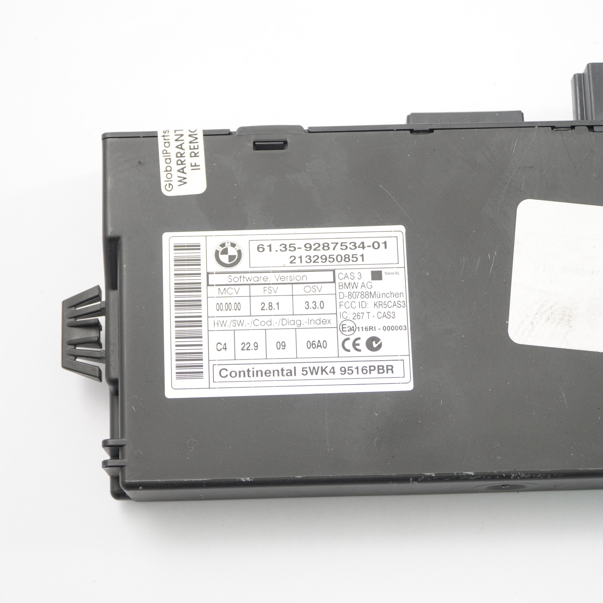 BMW X5 E70 X6 E71 30dX Diesel N57 245PS ECU Kit DDE 8517015 CAS3 Schlüssel