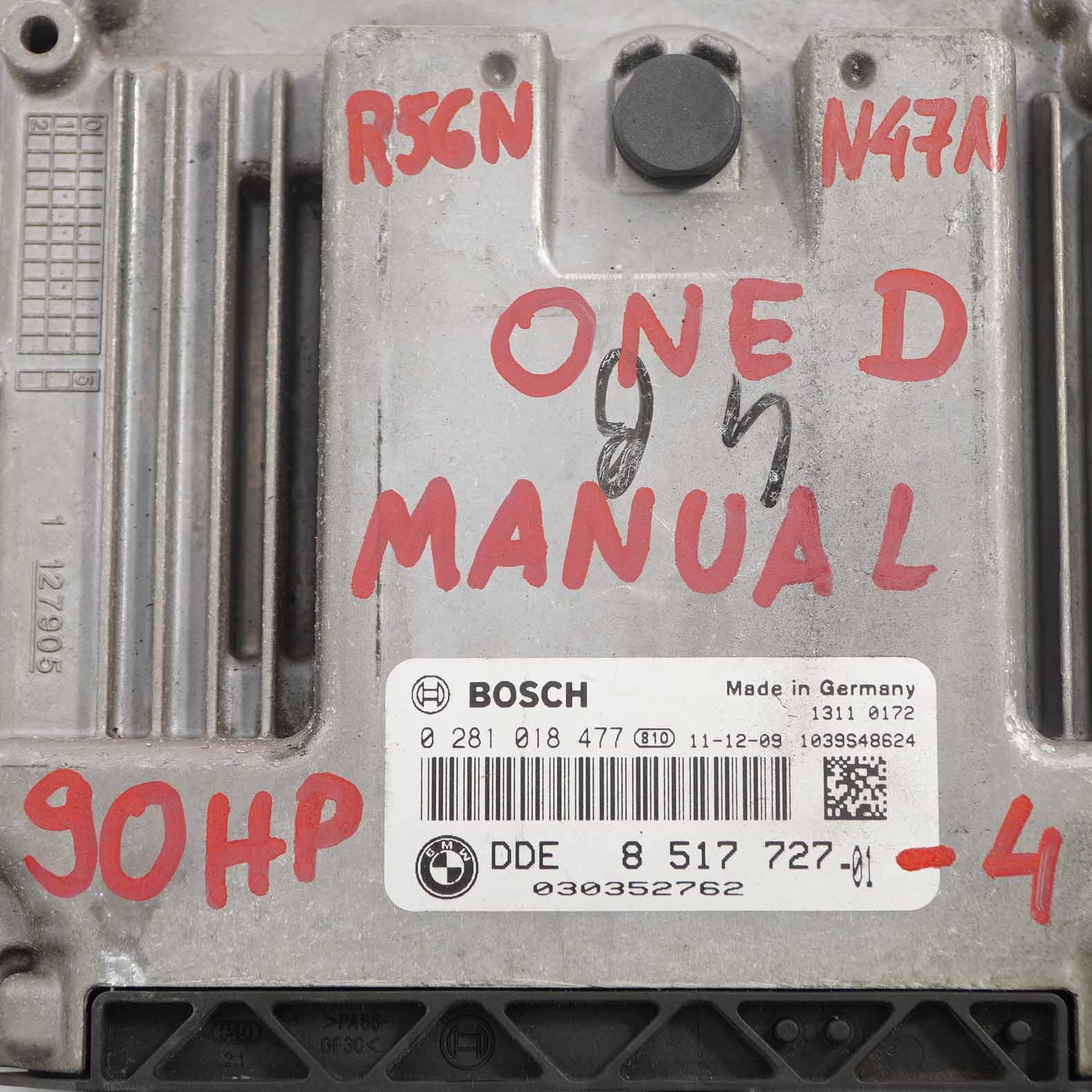 Mini One D R56 LCI R60 90PS N47N Motor ECU Kit DDE 8517727 CAS3 Schlüssel