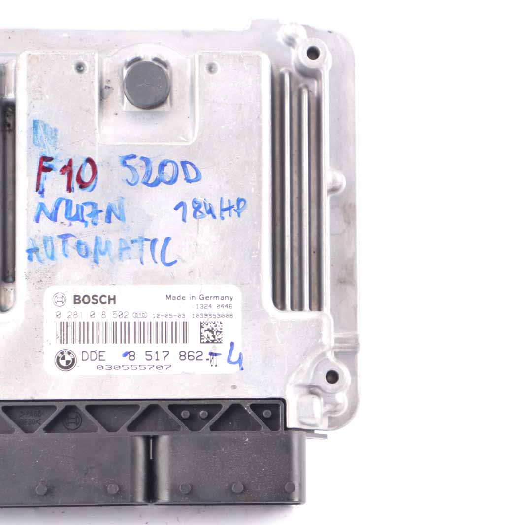 BMW F10 F20 F30 520d 120d 320d N47N 184HP Motoreinheit ECU DDE 8517862 Automatik