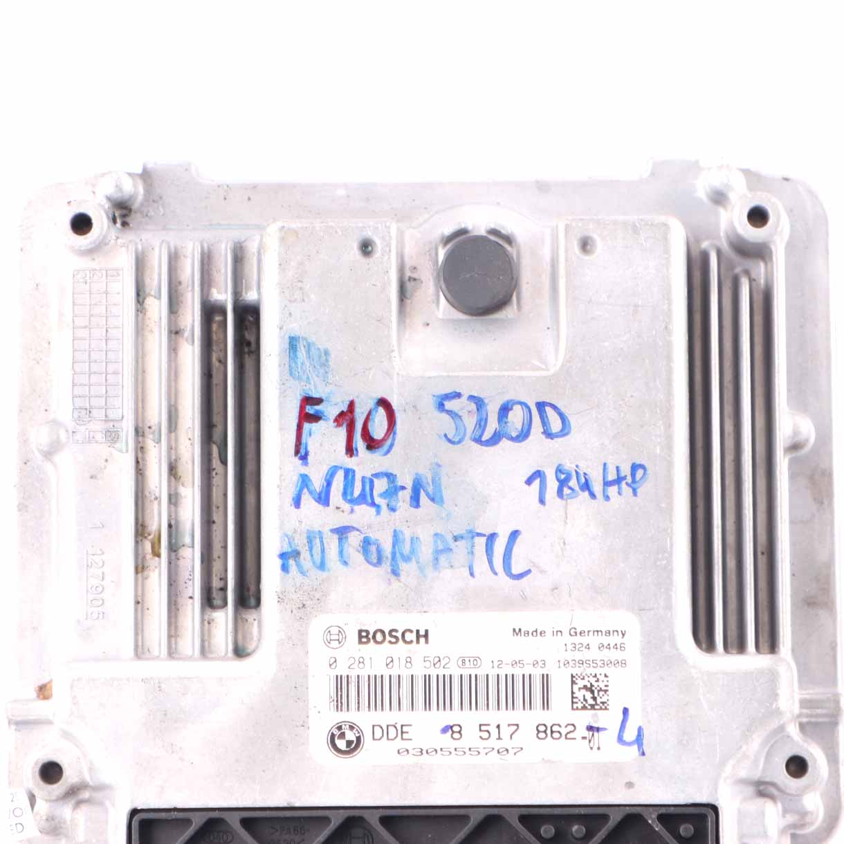 BMW F10 F20 F30 520d 120d 320d N47N 184HP Motoreinheit ECU DDE 8517862 Automatik